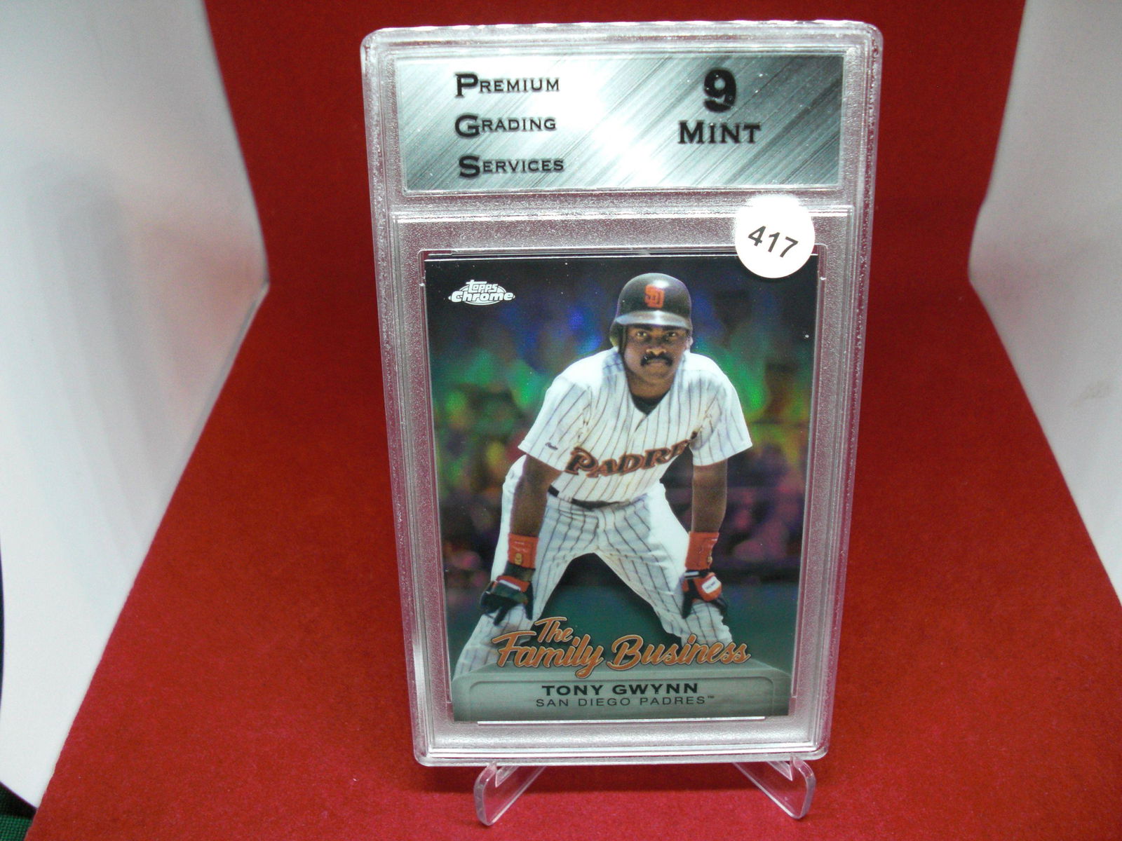 pgs graded tony gwynn mint 9: nice graded card