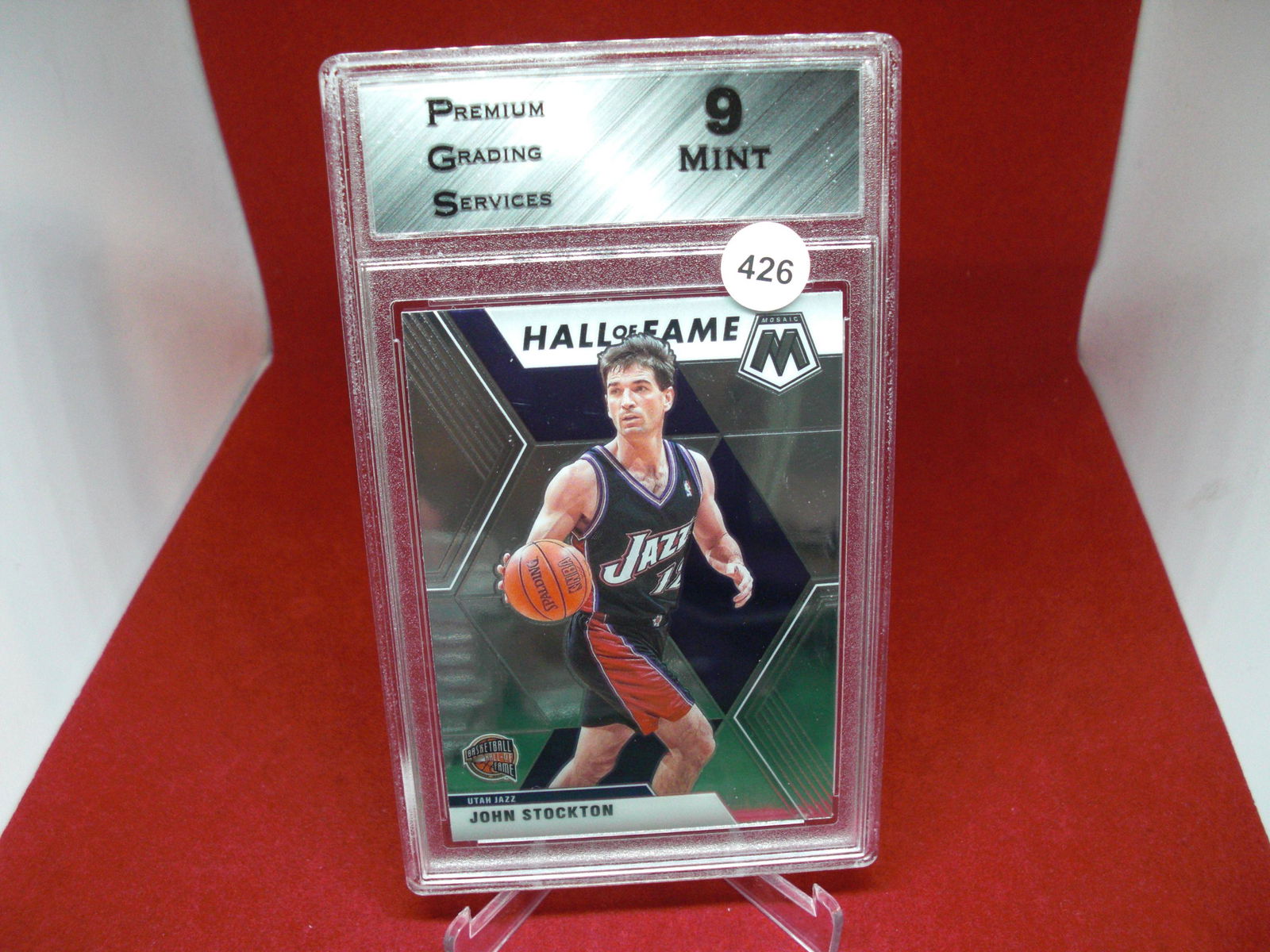 pgs graded john stockton mint 9 (1 of 1)