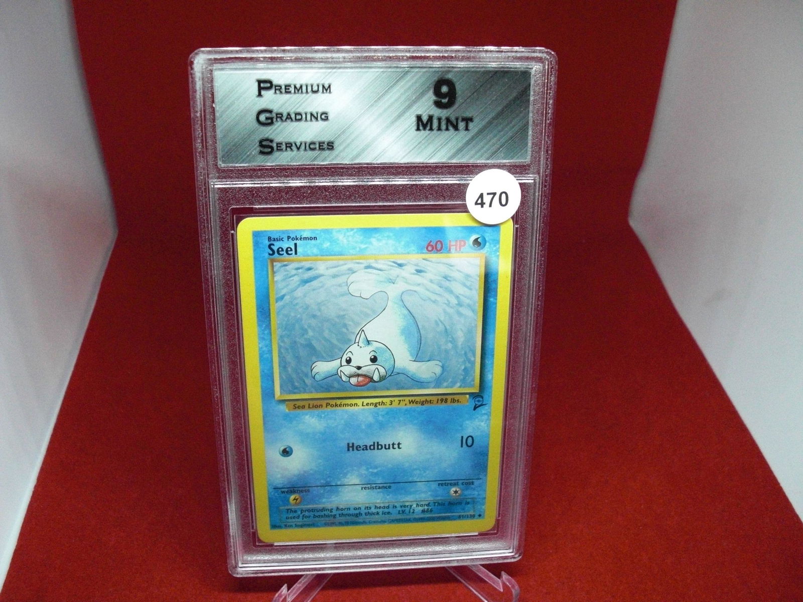 pgs graded pokemon seel mint 9 (1 of 1)