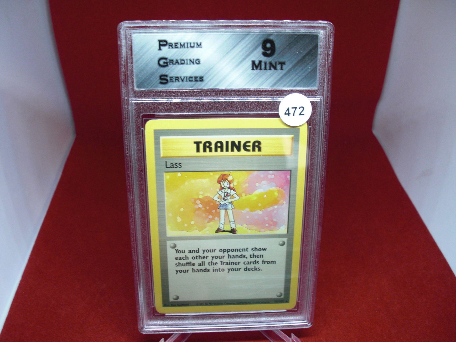 pgs graded pokemon trainer mint 9 (1 of 1)