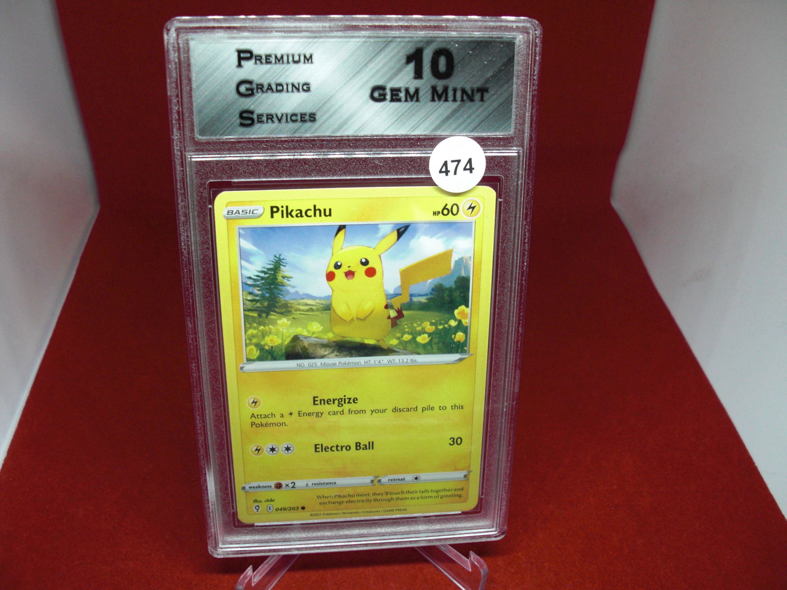 pgs graded pokemon pikachu mint 10 (1 of 1)