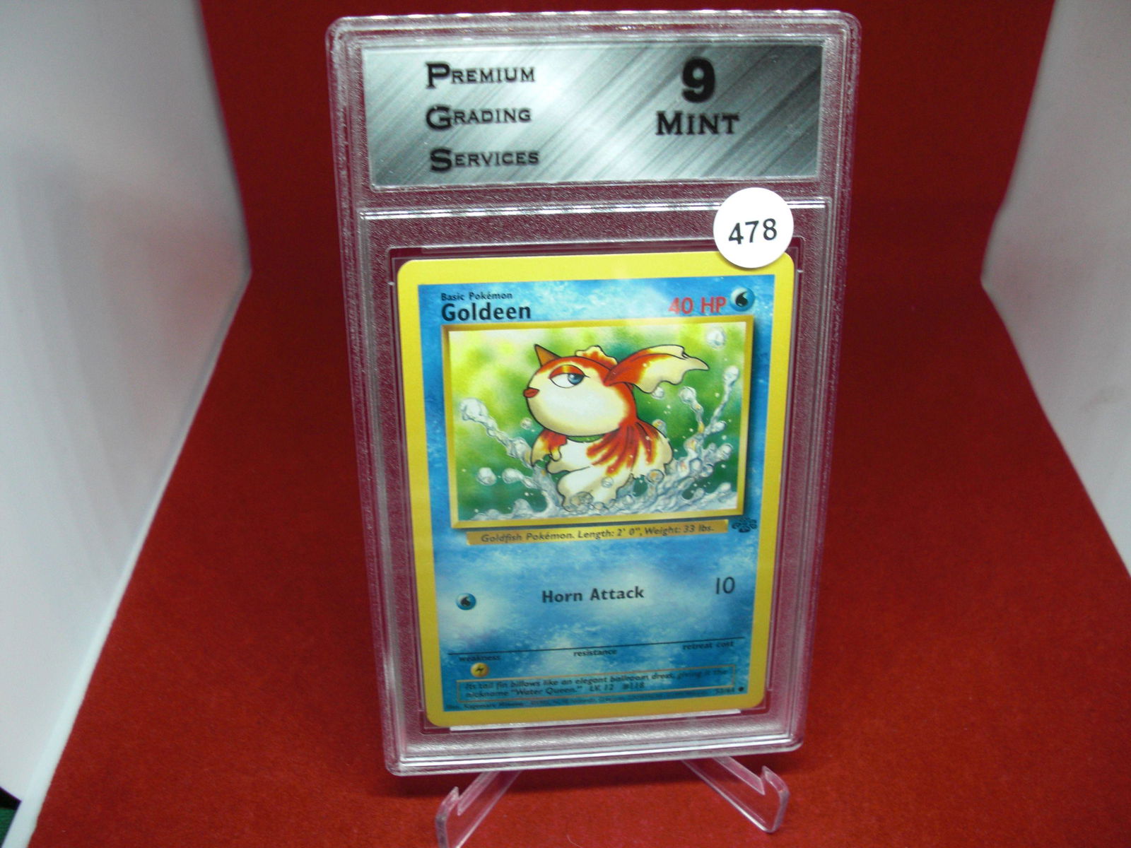 pgs graded pokemon goldeen mint 9 (1 of 1)