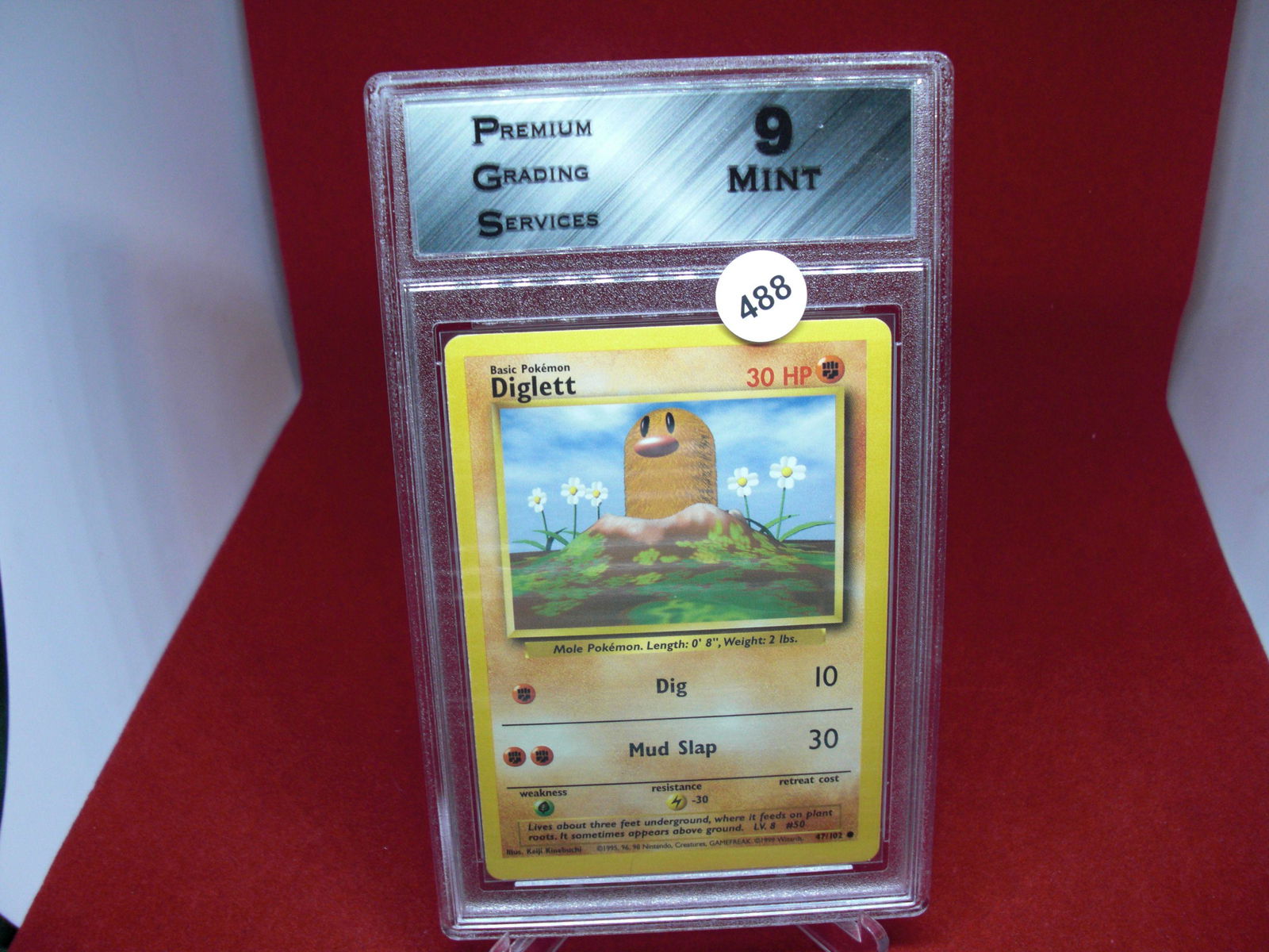 pgs graded pokemon diglett mint 9 (1 of 1)