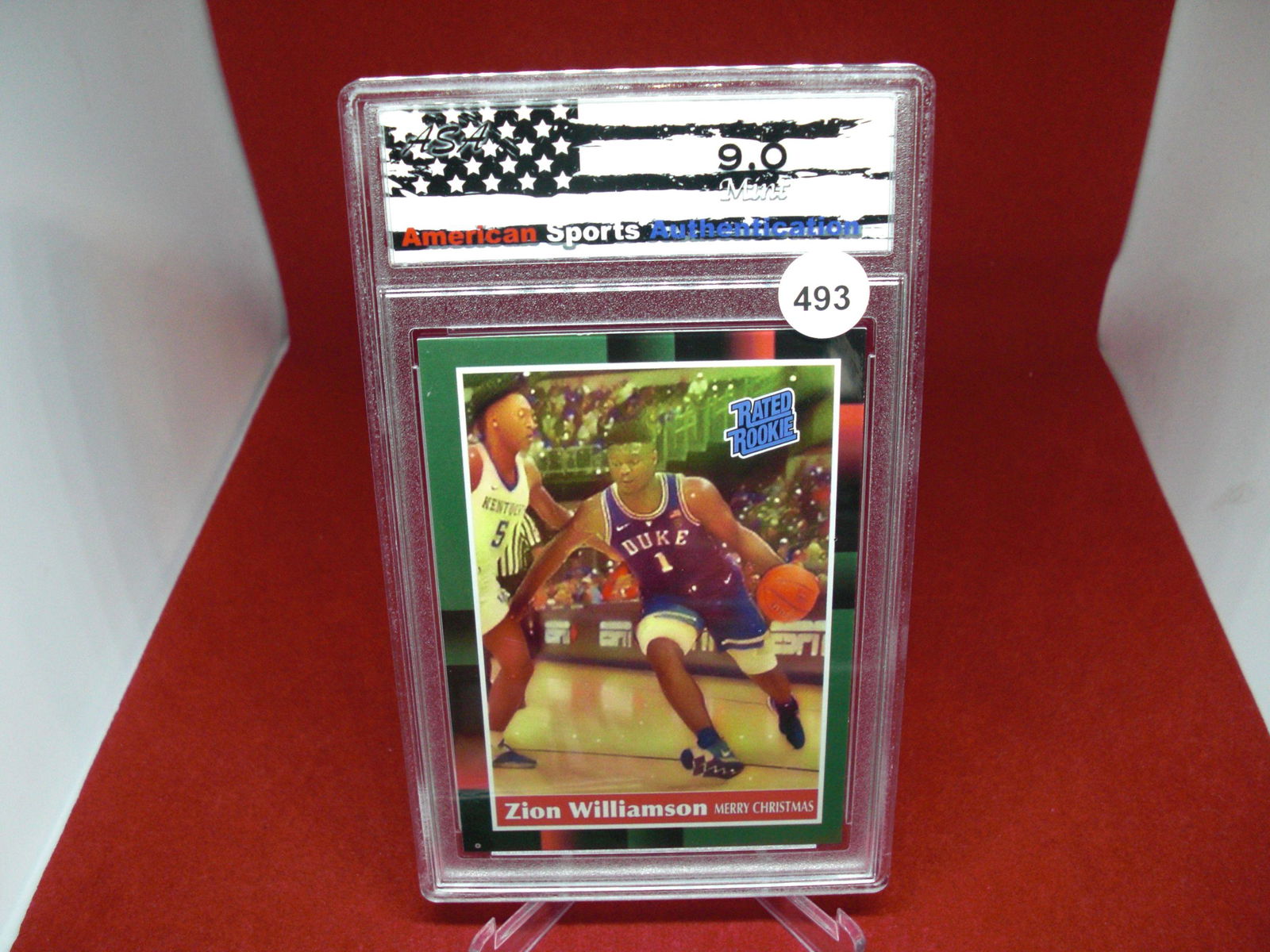 asa graded zion williamson rated rookie mint 9 (1 of 1)