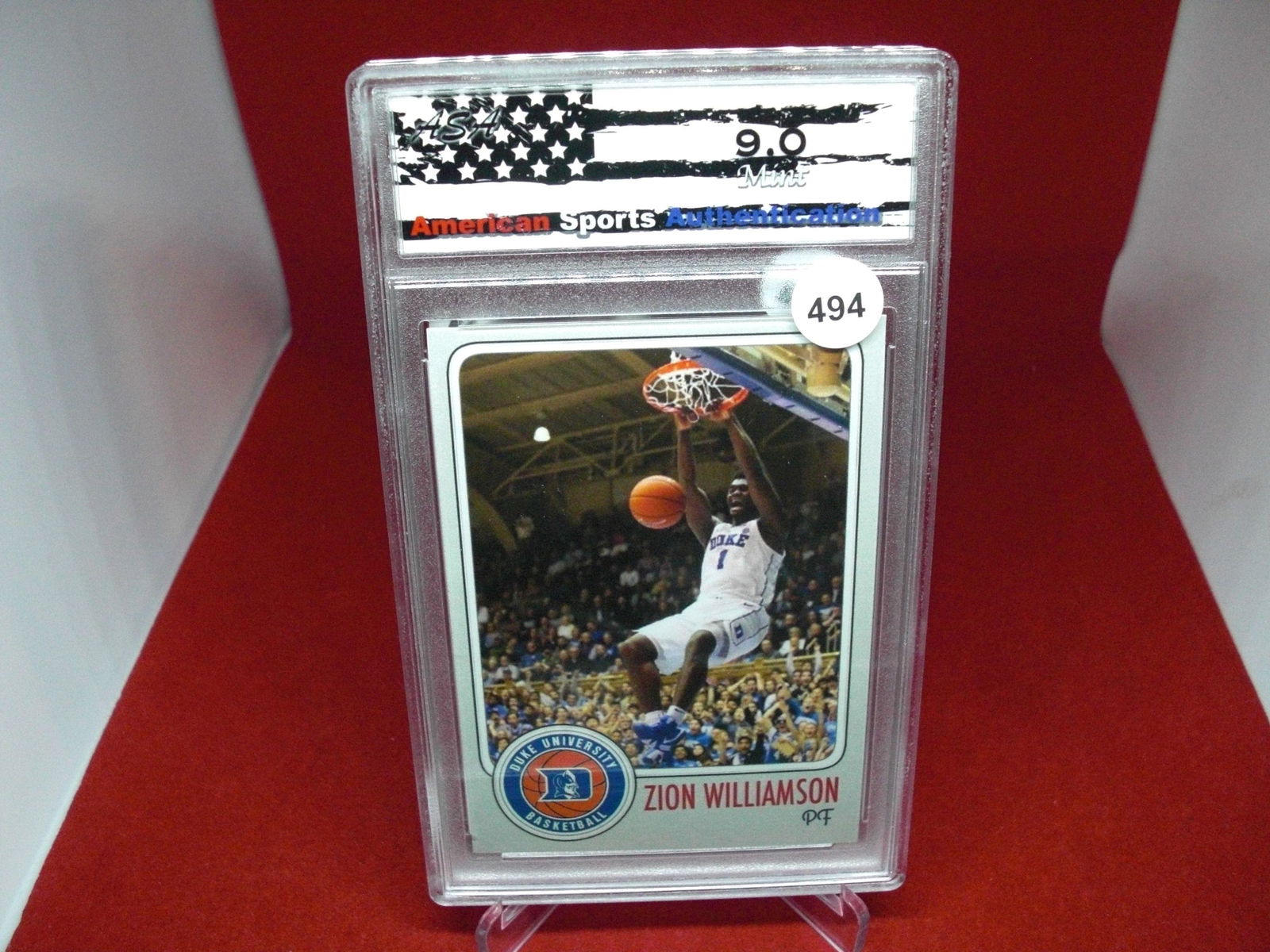 asa graded zion williamson mint 9 (1 of 1)