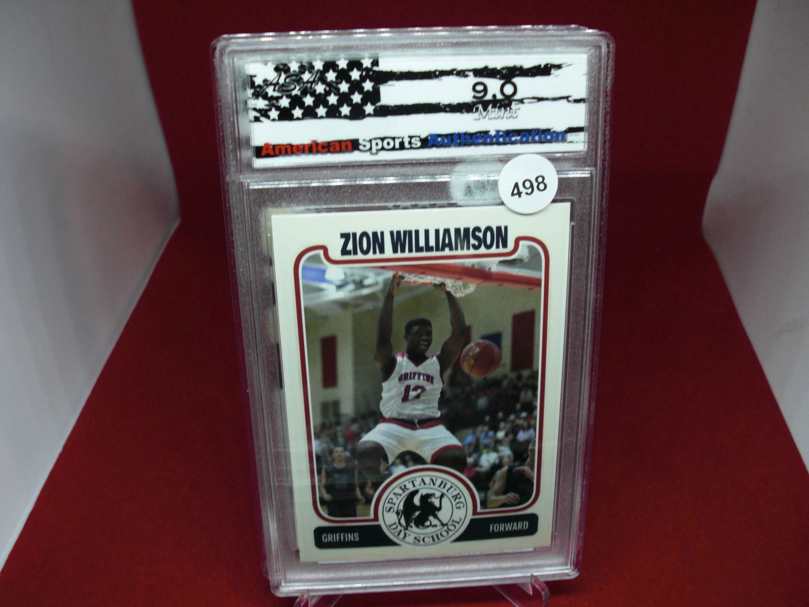 asa graded zion williamson mint 9 rookie (1 of 1)