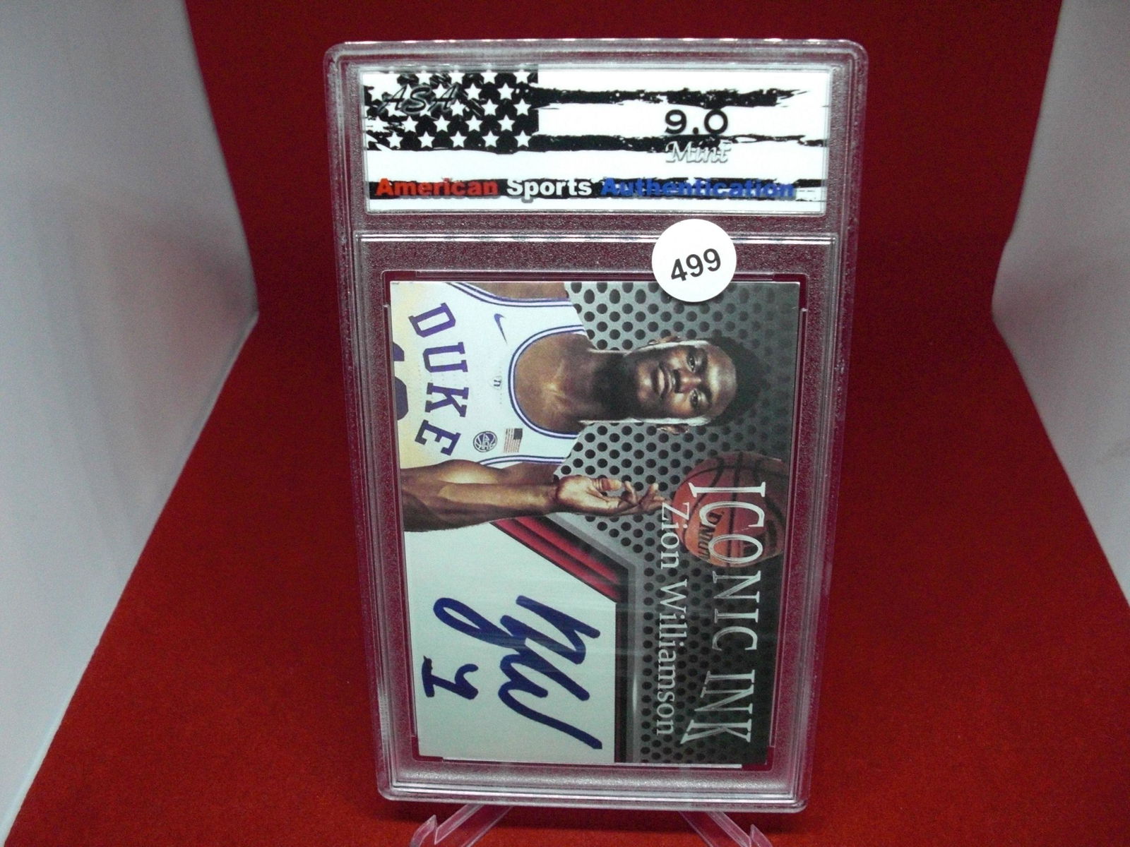 asa graded zion williamson fascimile auto mint 9 (1 of 1)