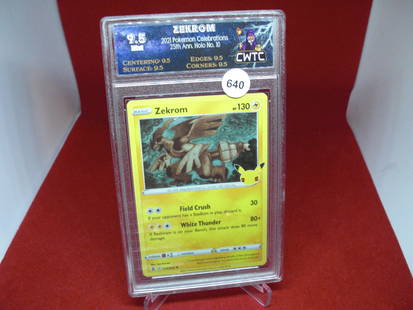 cwtc graded pokemon 2021 zekrom mint 9.5: nice graded card