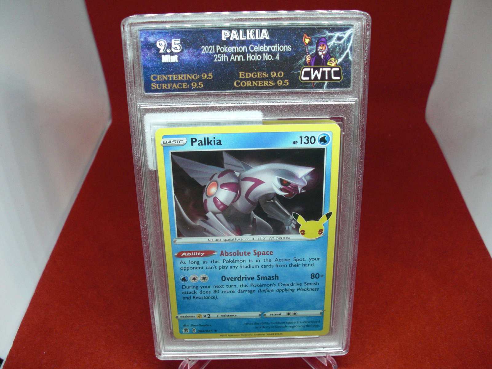 cwtc graded 2021 palkia mint 9.5: nice graded card