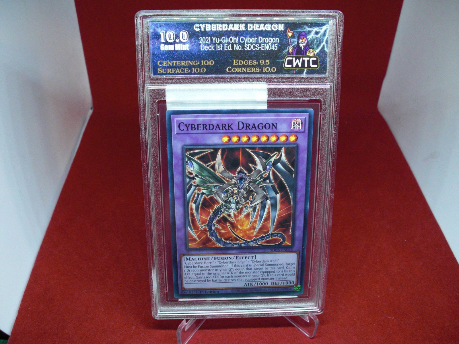cwtc graded  2021 cyberdark dragon mint 10 (1 of 1)
