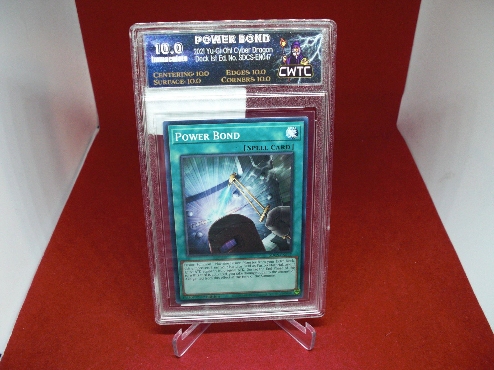 cwtc graded 2021 power bond mint 10 (1 of 1)