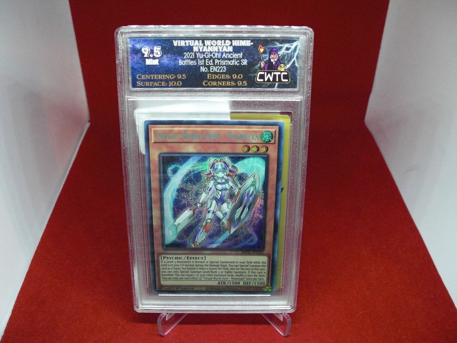 cwtc graded 2021 virtual world hime nyannyak mint 9.5: nice graded card