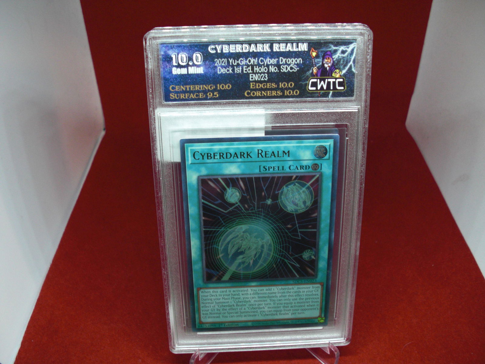 cwtc graded 2021 cyberdark realm mint 10 (1 of 1)