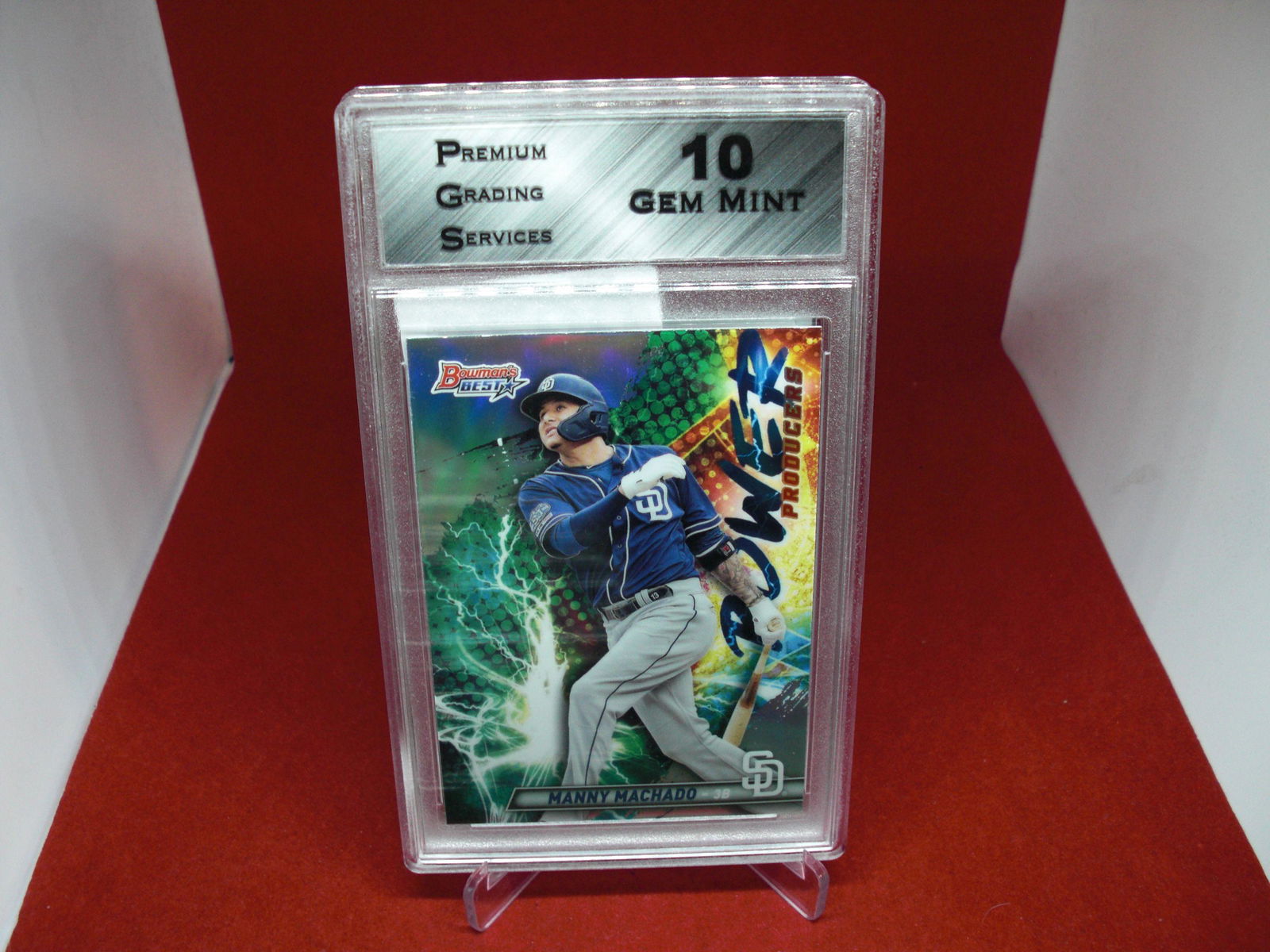pgs graded manny machado mint 10 (1 of 1)