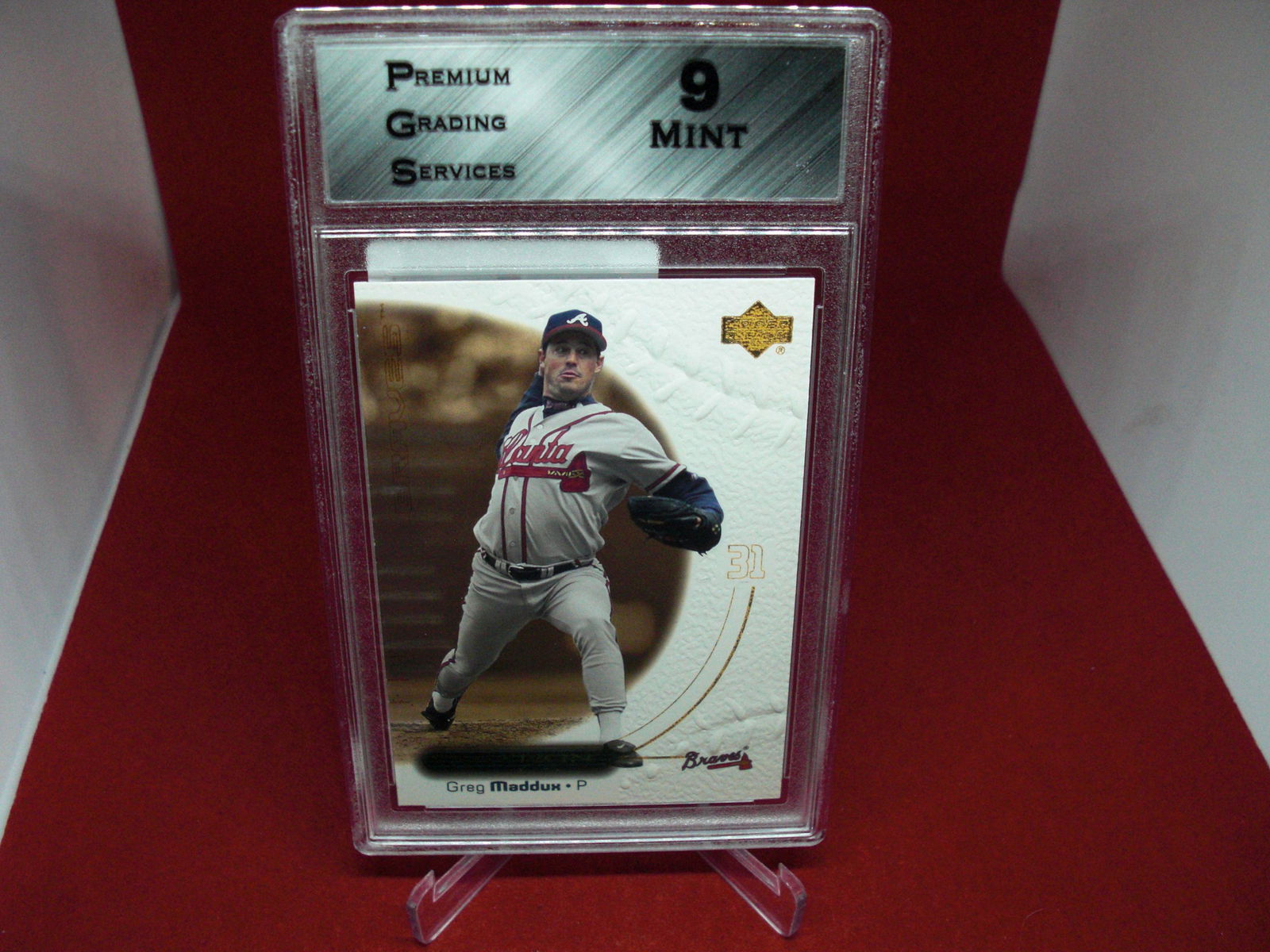 pgs graded greg maddux mint 9 (1 of 1)