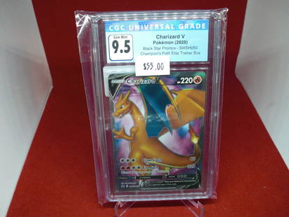 cgc graded charizard mint 9.5 2020: nice graded card