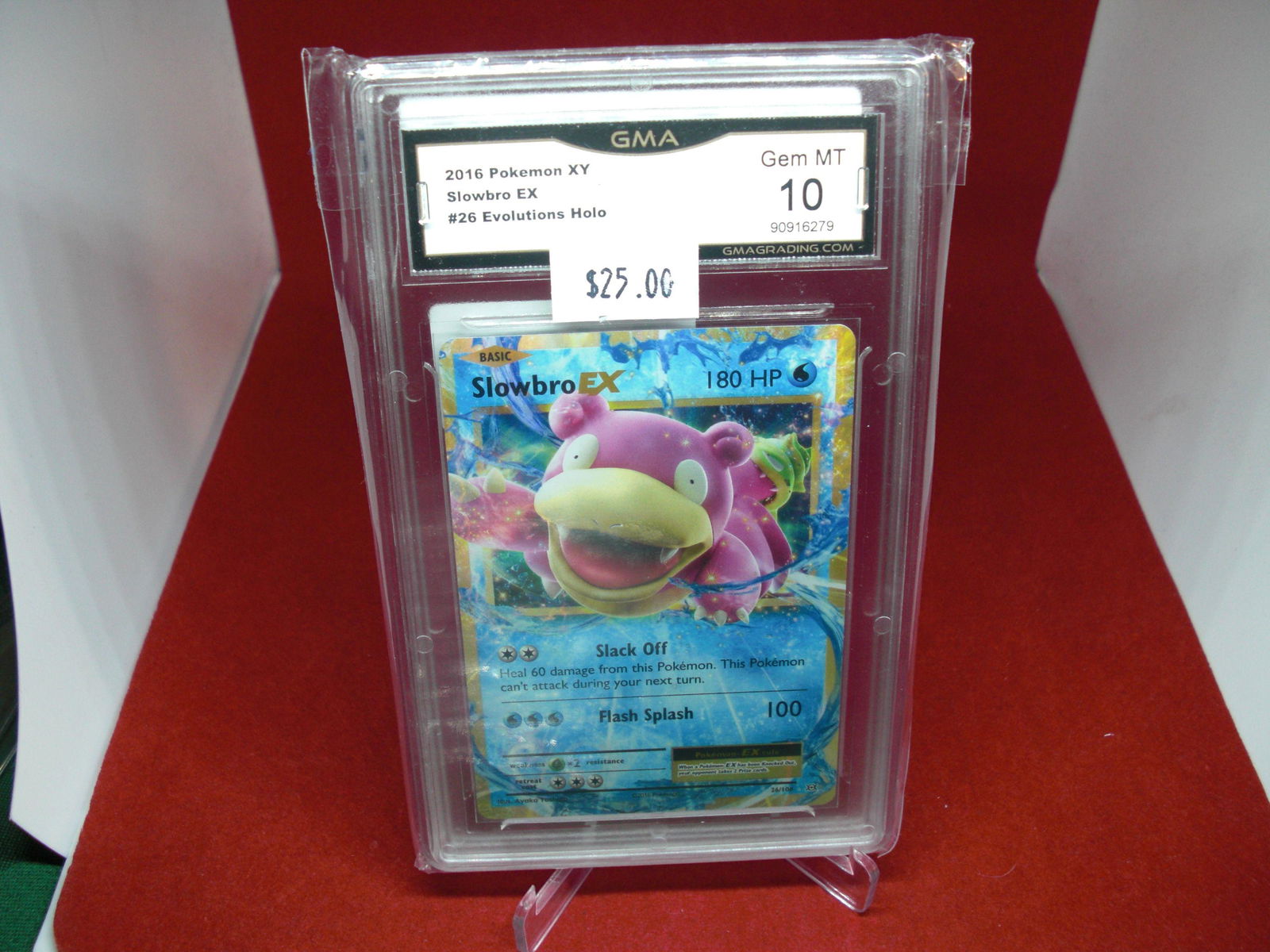 gma graded 2016 slowbro ex mint 10 (1 of 1)