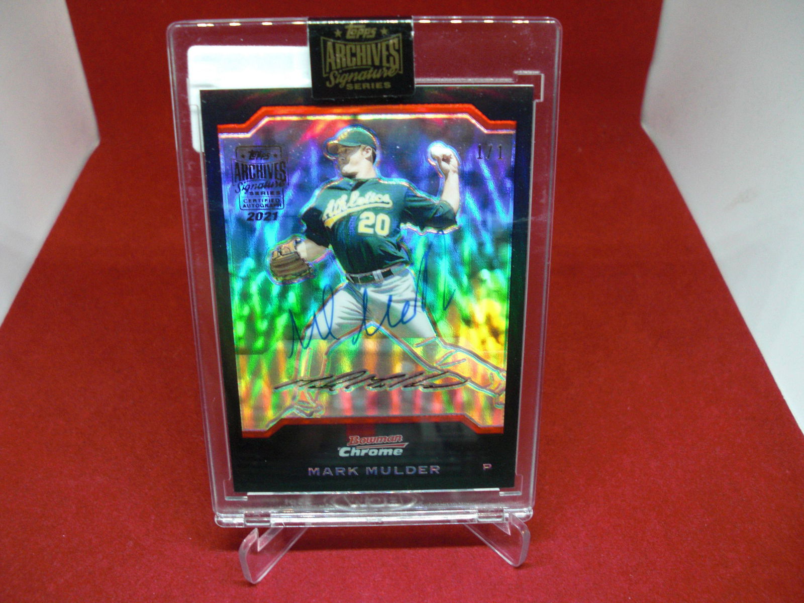 mark mulder auto 1/1 (1 of 1)