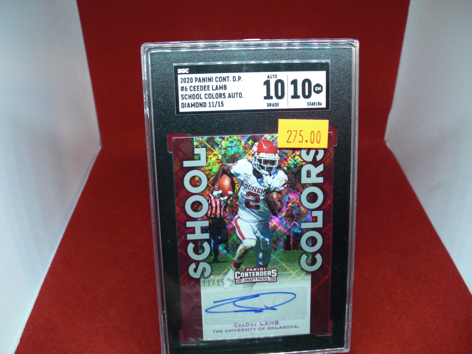 sgc ceedee lamb auto mint 10 #11/15 (1 of 1)