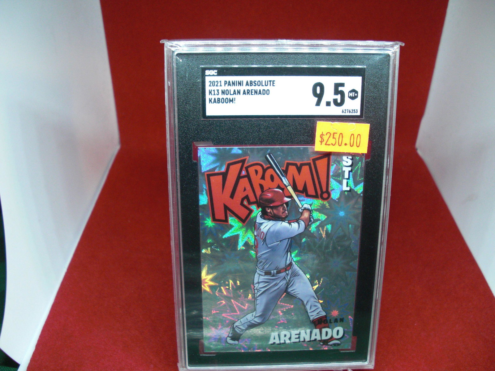 sgc graded 2021 nolan arenado kaboom mint 9.5 (1 of 1)