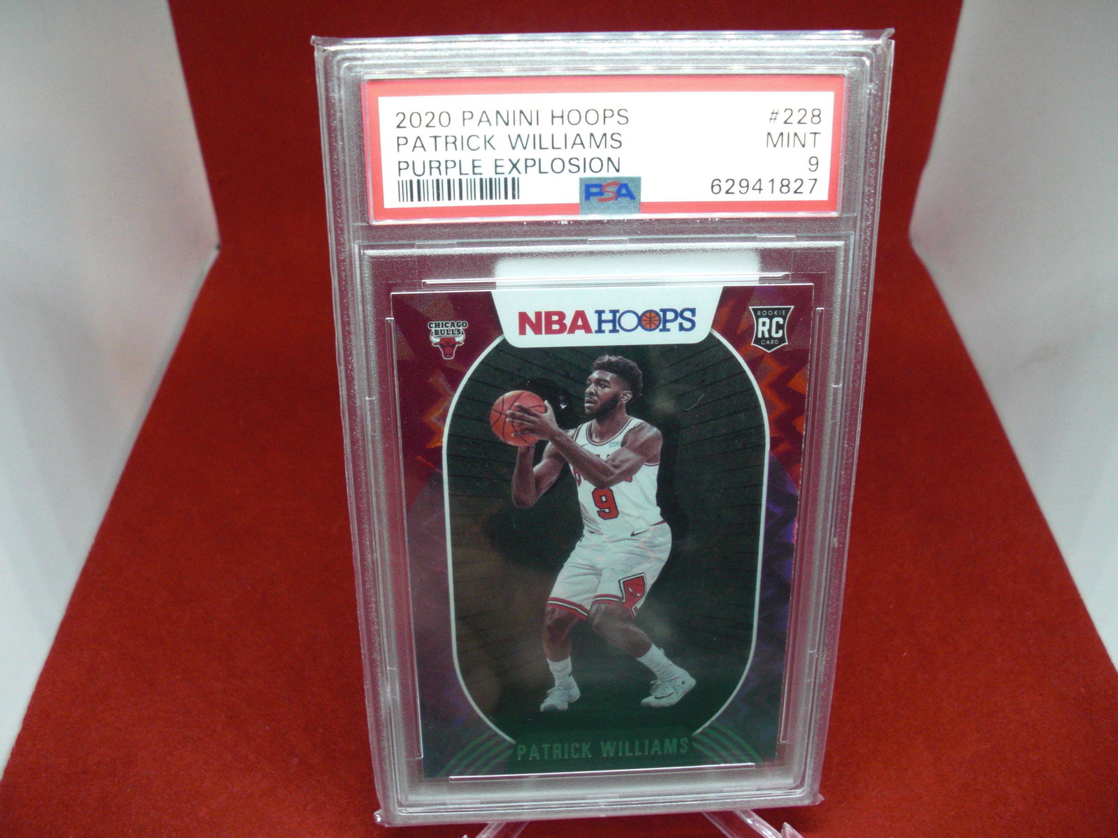 psa 2020 patrick williams purple exp. Rookie mint 9 (1 of 1)