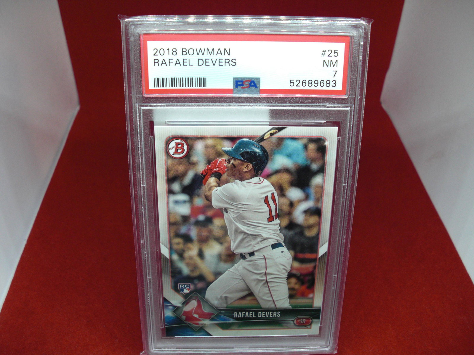 psa 2018 rafael devers mint 7 rookie (1 of 1)