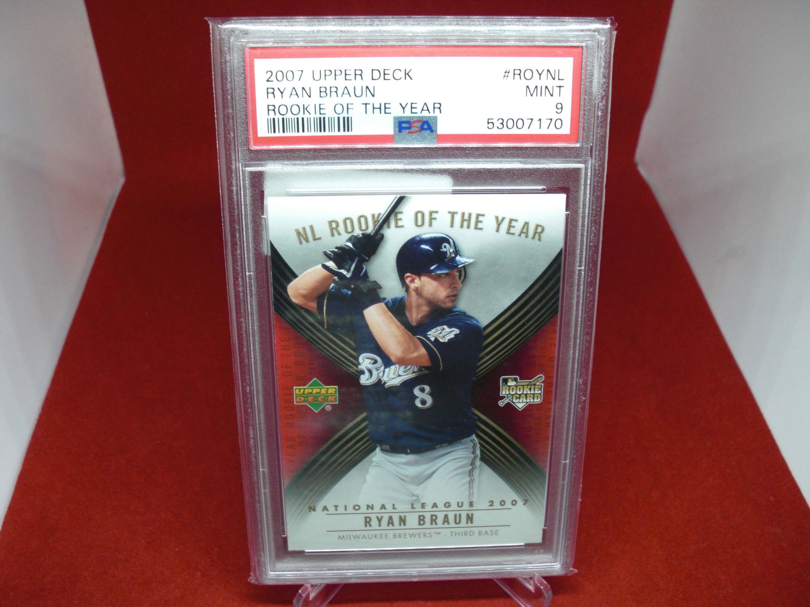psa graded 2007 ryan braun mint 9 (1 of 1)