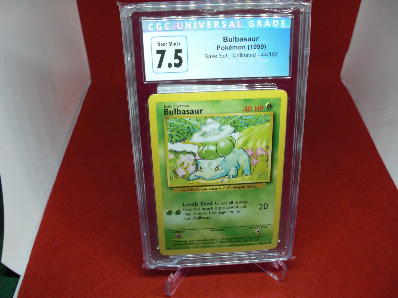 cgc graded bulbasaur mint 7.5 (1 of 1)
