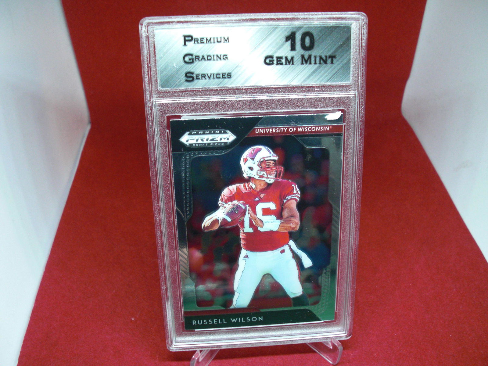 pgs graded russell wilson mint 10 (1 of 1)