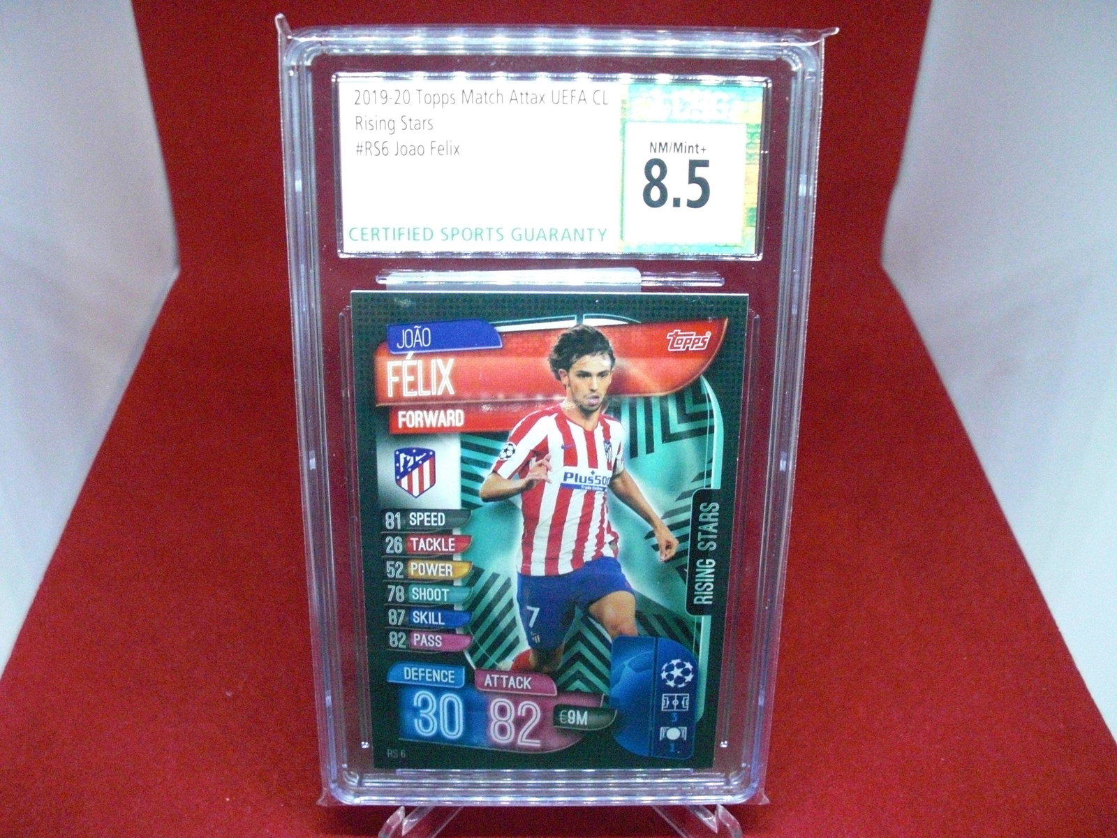 csg joao felix mint 8.5: nice graded card