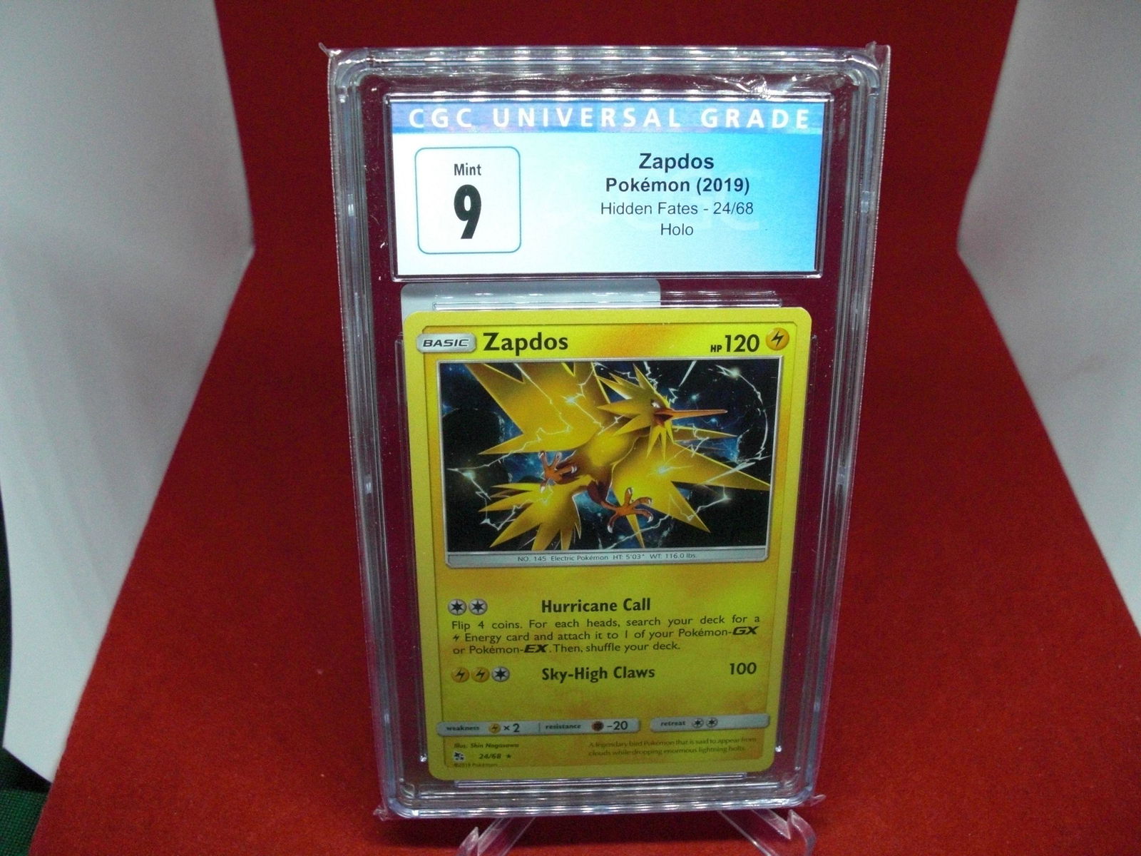 cgc graded zapdos mint 9 (1 of 1)