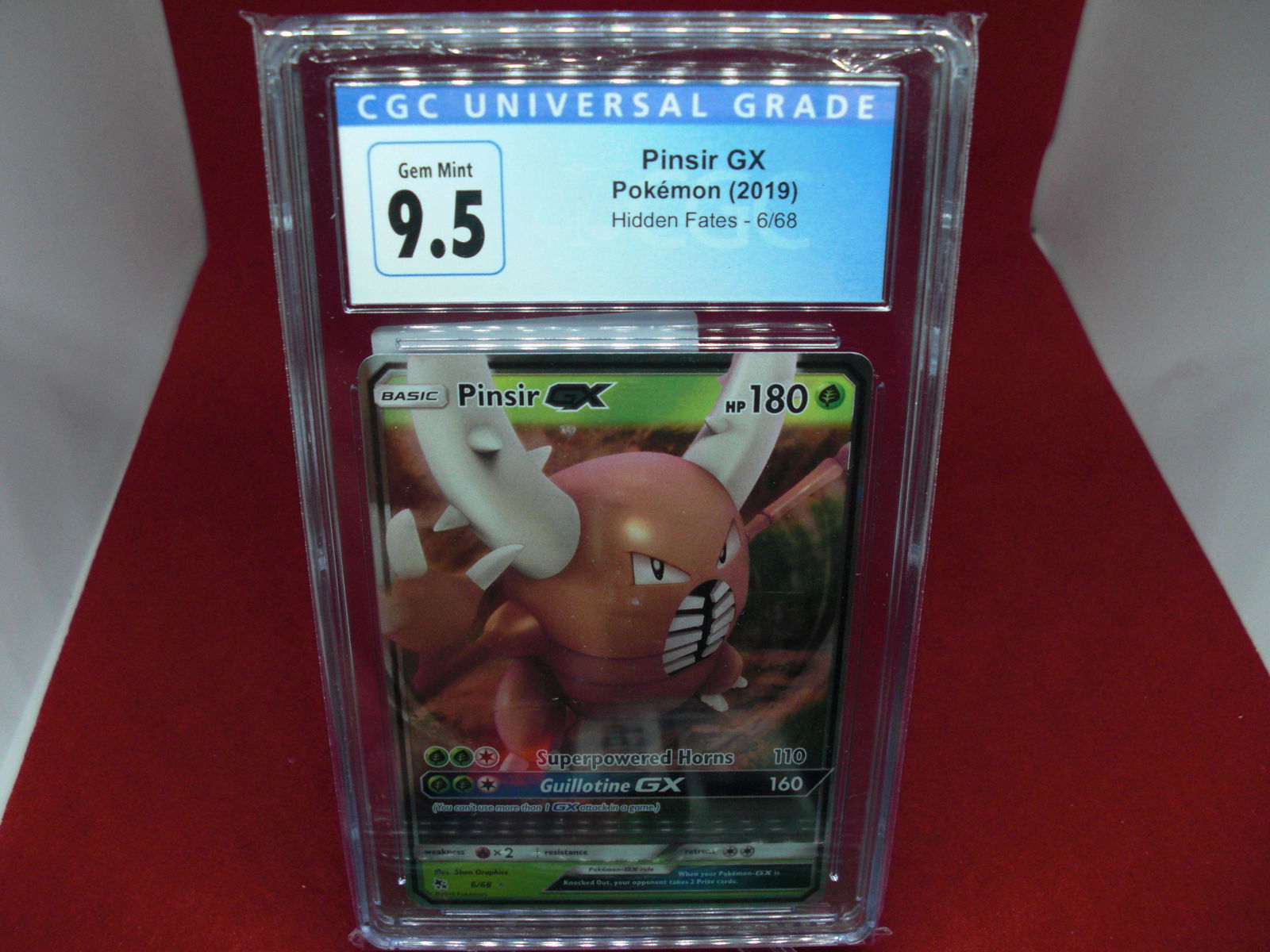 cgc graded pinsir gx mint 9.5 (1 of 1)