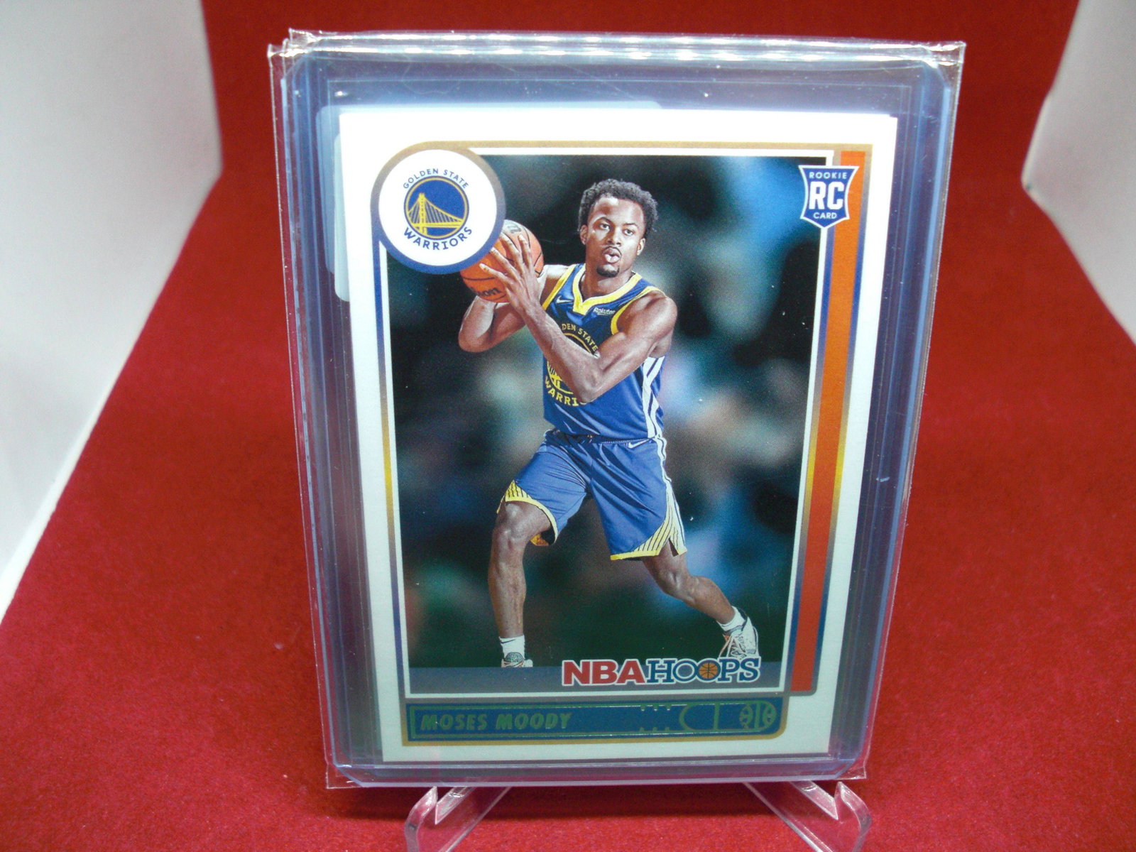 moses moody rookie: in top loader
