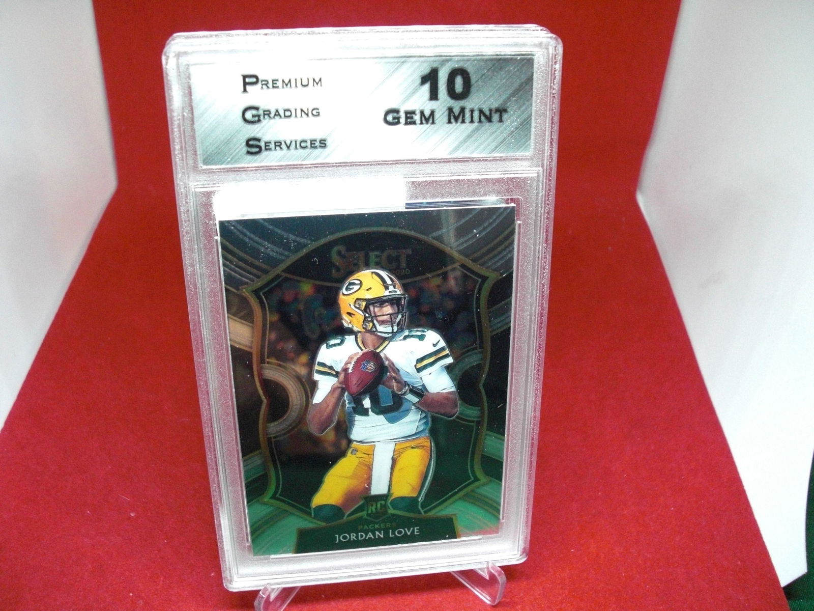 pgs graded jordan love rookie select mint 10 (1 of 1)