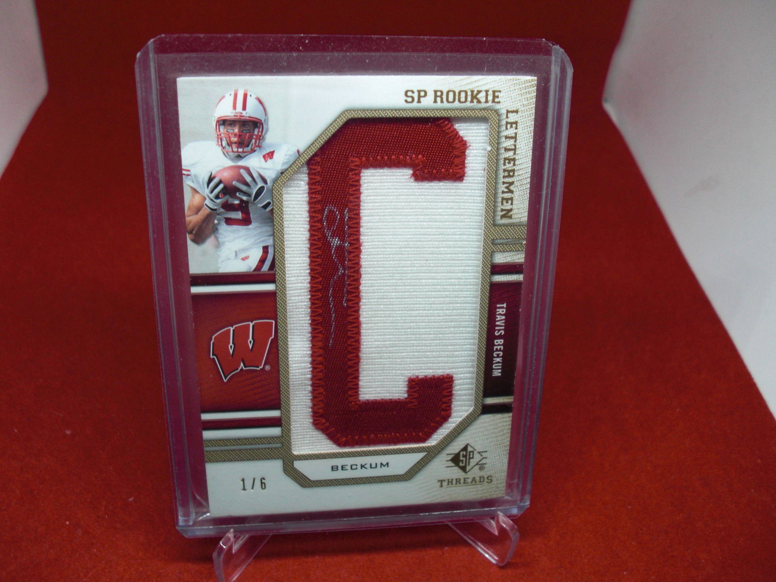 travis beckum jersey patch auto #1/6 (1 of 1)