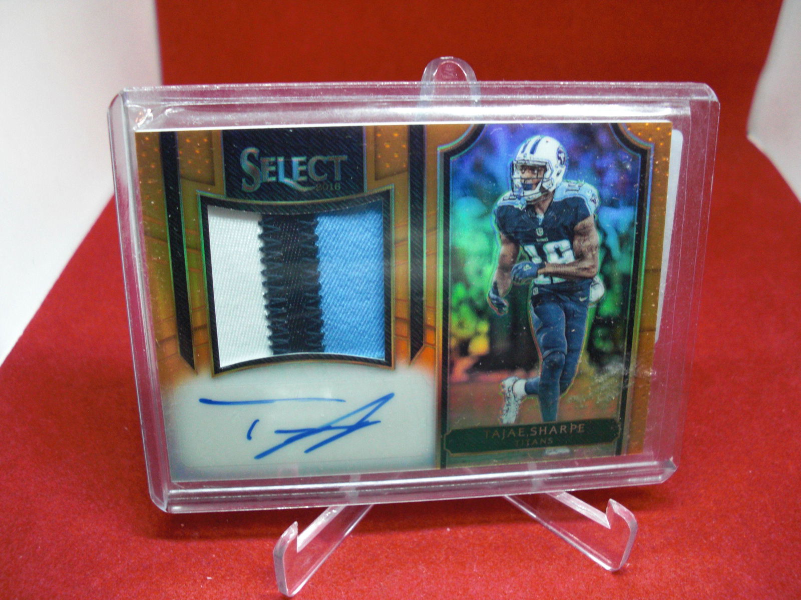 tajae sharpe auto/jersey select #22/49 (1 of 1)