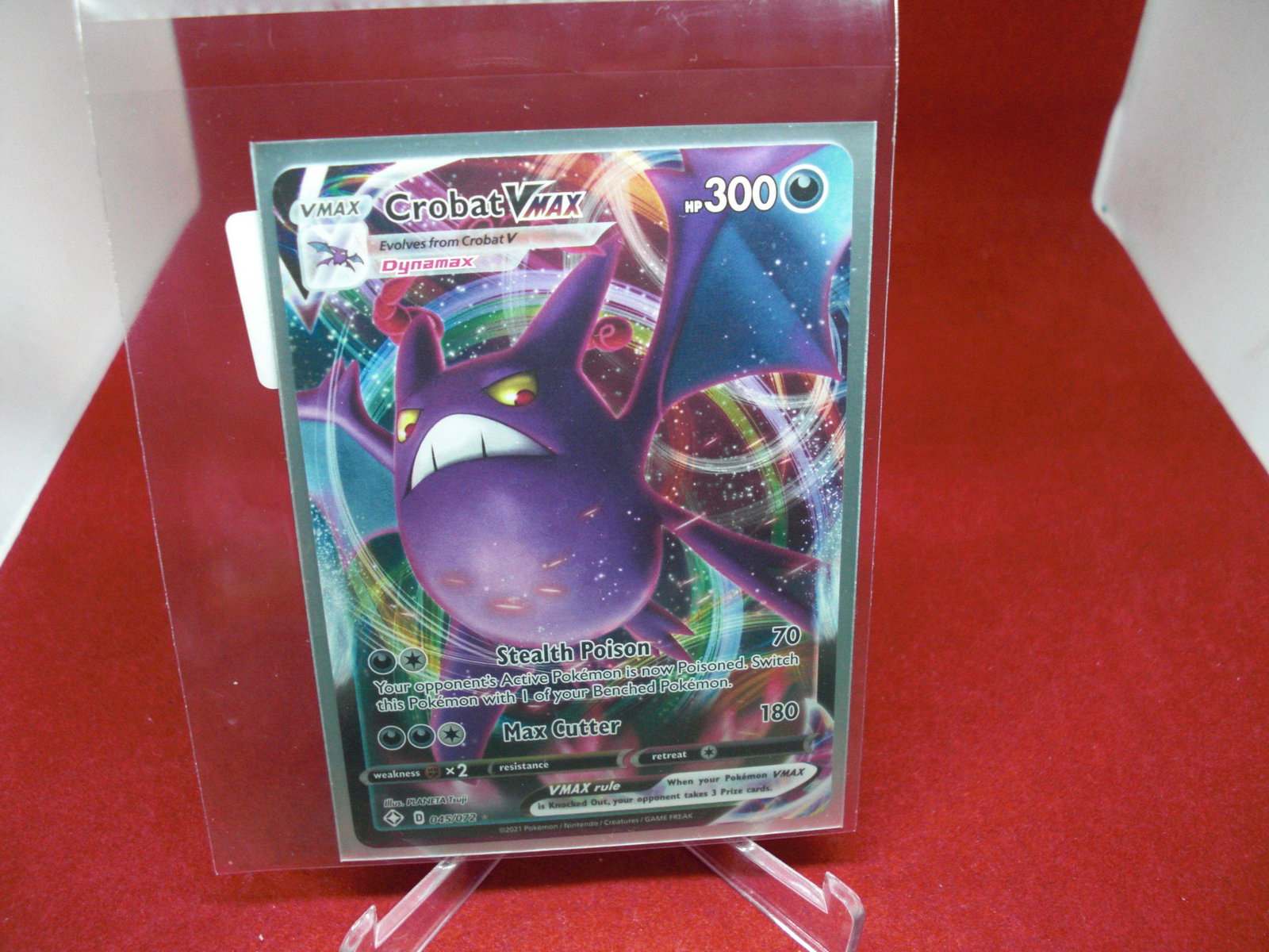 pokemon crabat vmax: pokemon lot