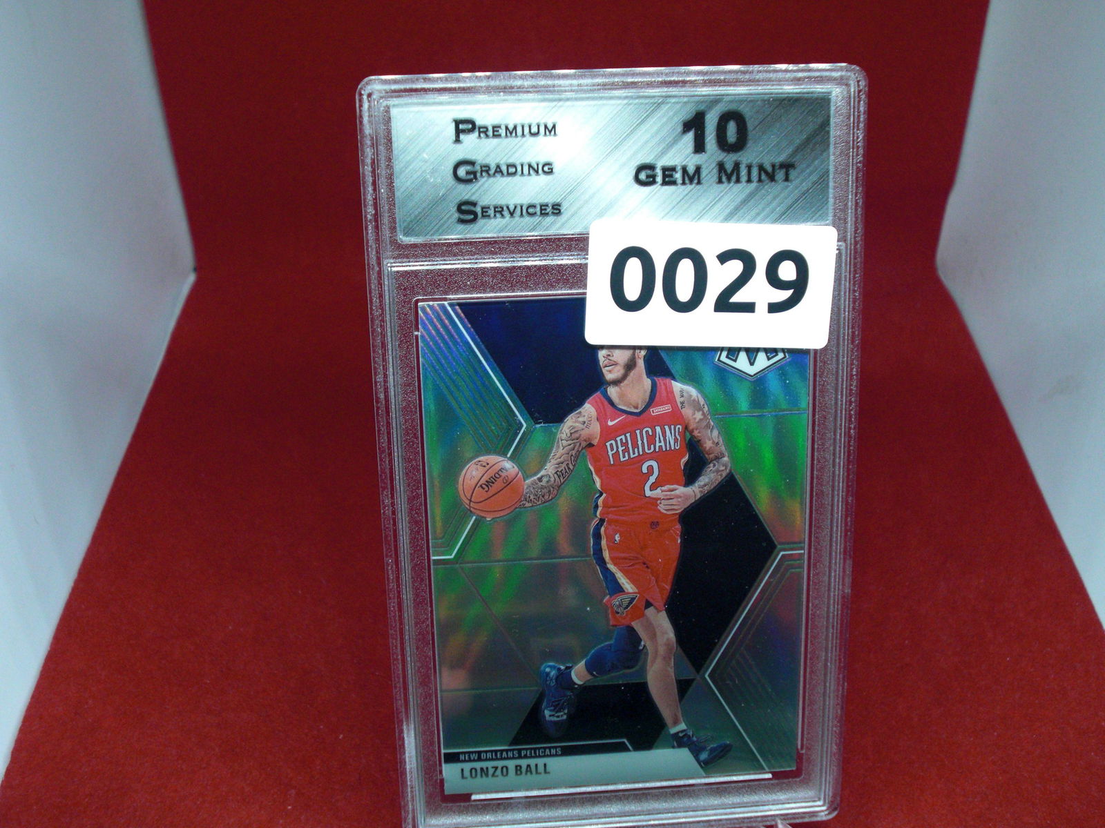 pgs graded lonzo ball mint 10 (1 of 1)