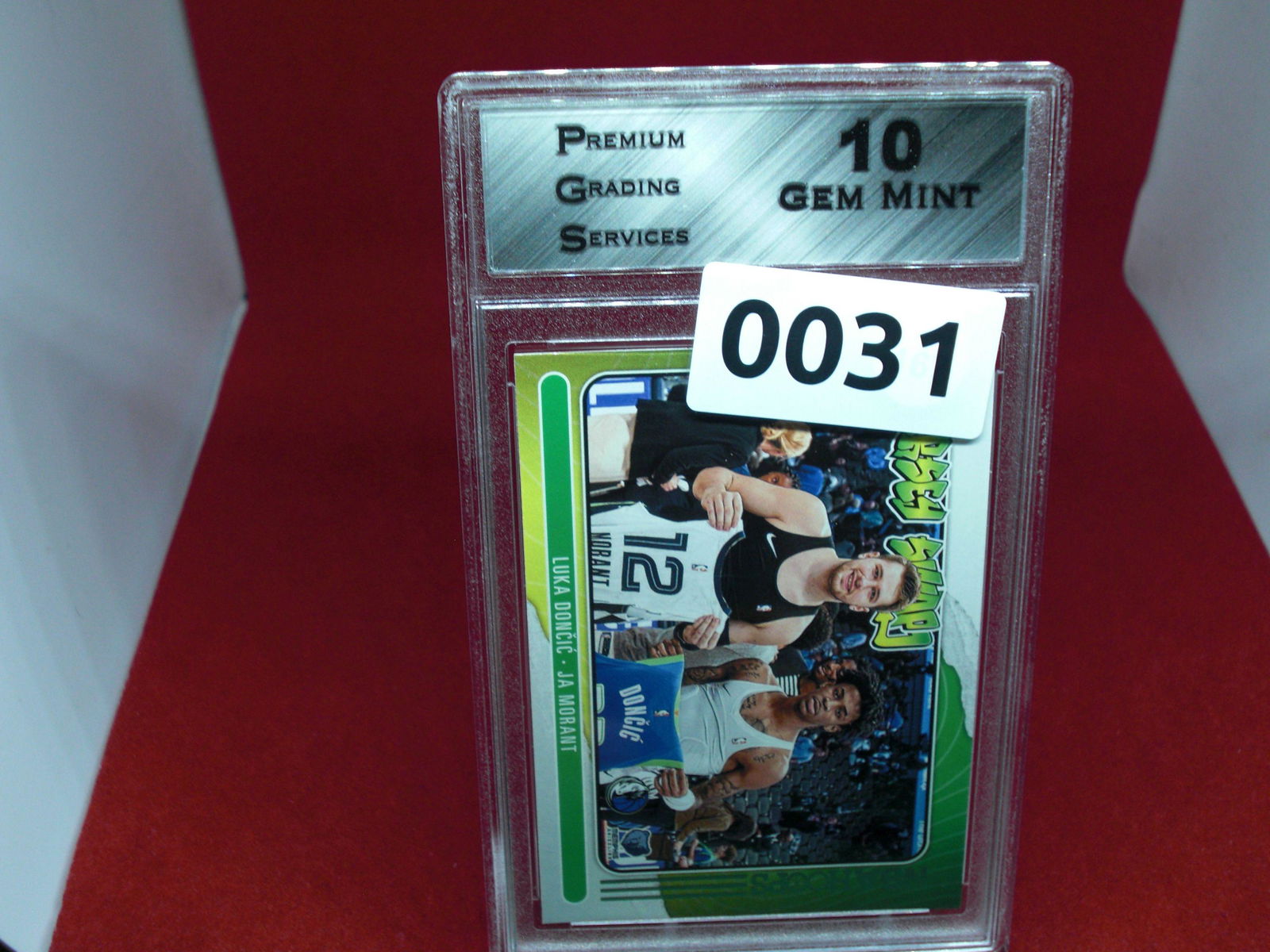 pgs graded luka doncic/ja morant mint 10 (1 of 1)