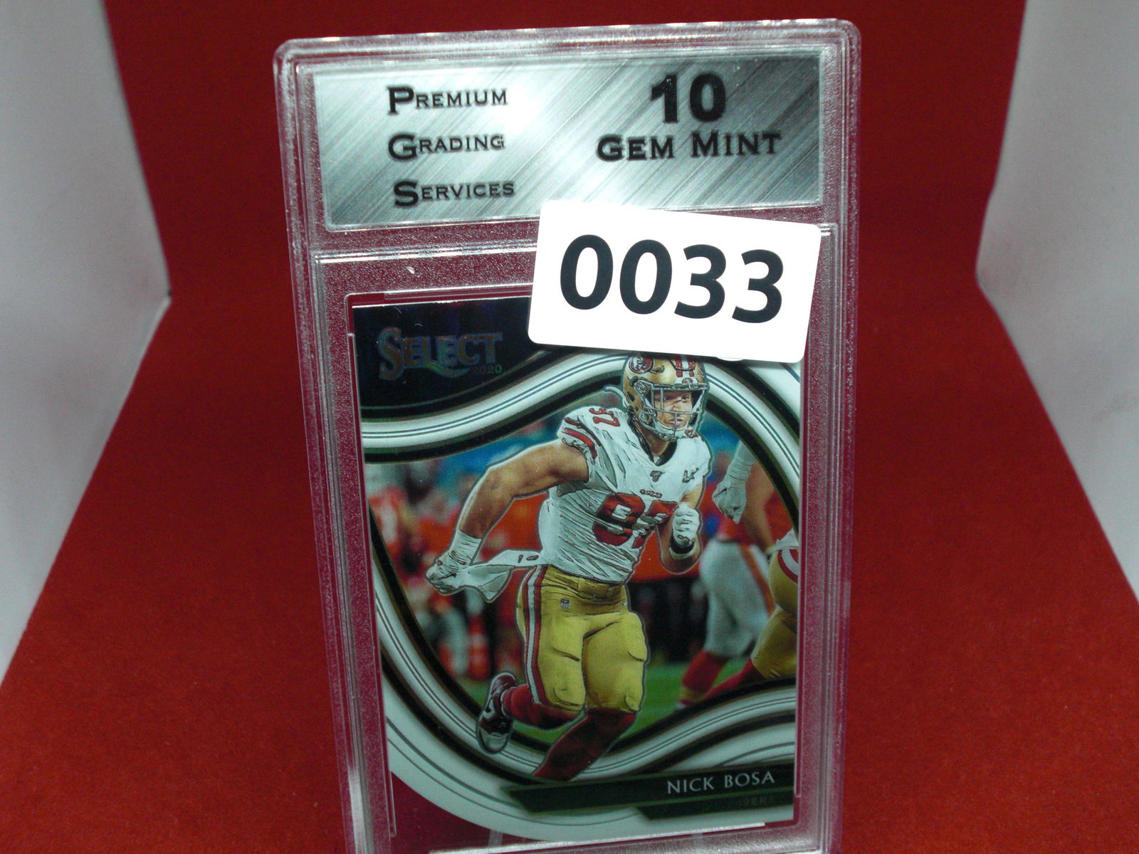 pgs graded nnick bosa select mint 10 (1 of 1)