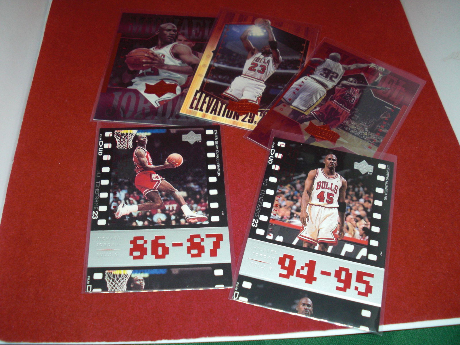 lot of 5 michael jordan cards (1 of 1)