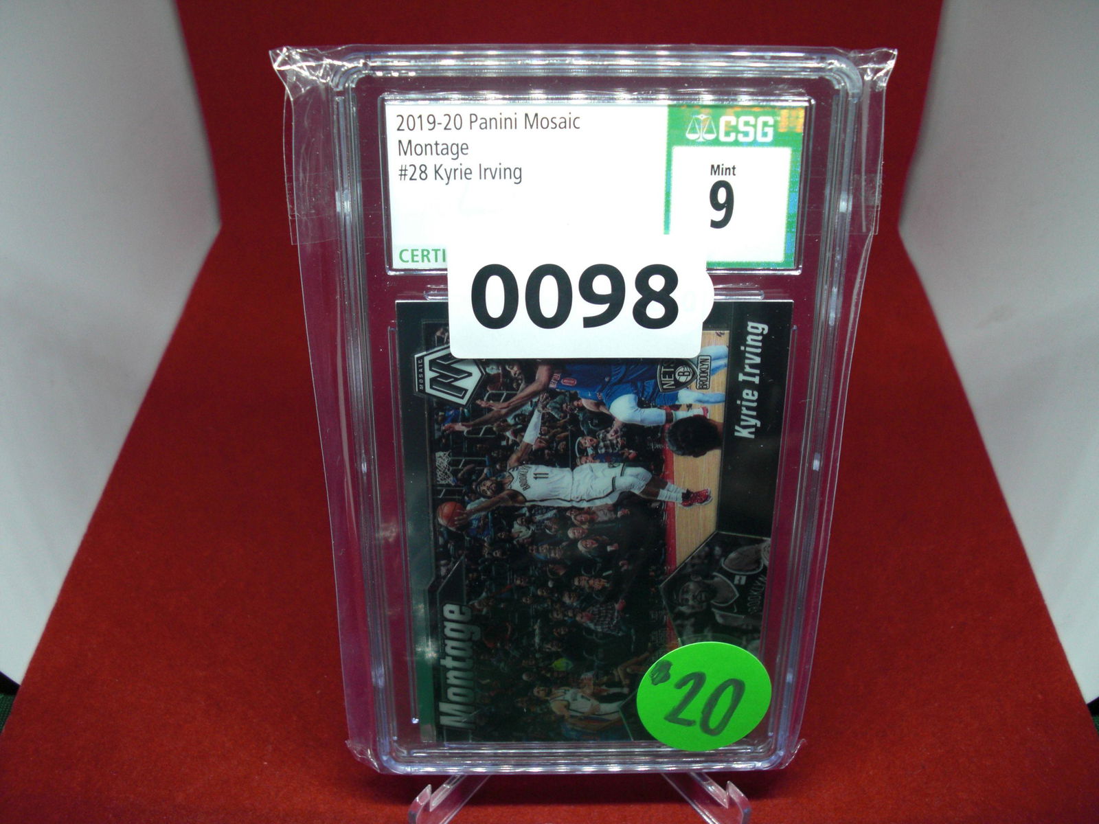 csg graded 2019/20 kyrie irving mint 9 (1 of 1)