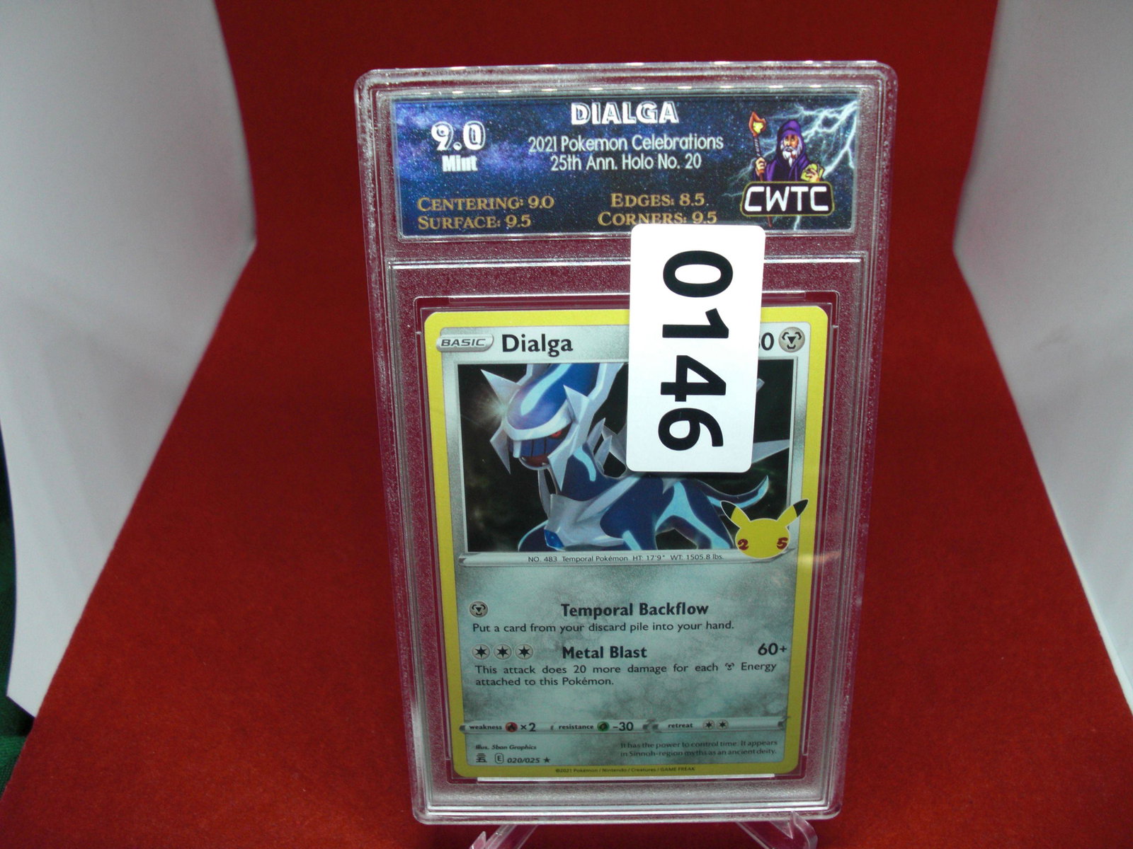 cwtc graded dialga mint 9.0 (1 of 1)
