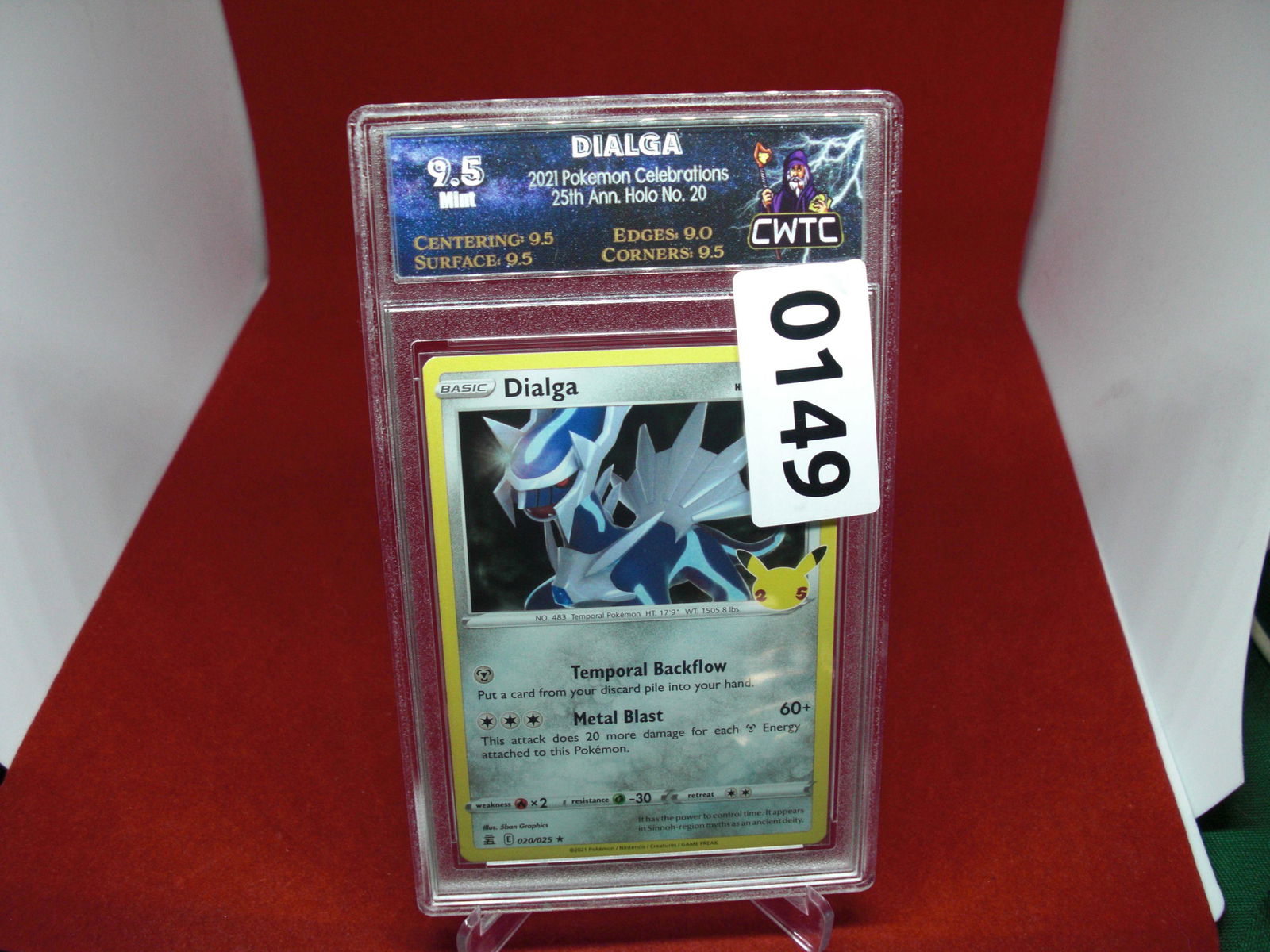cwtc graded dialga mint 9.5 (1 of 1)