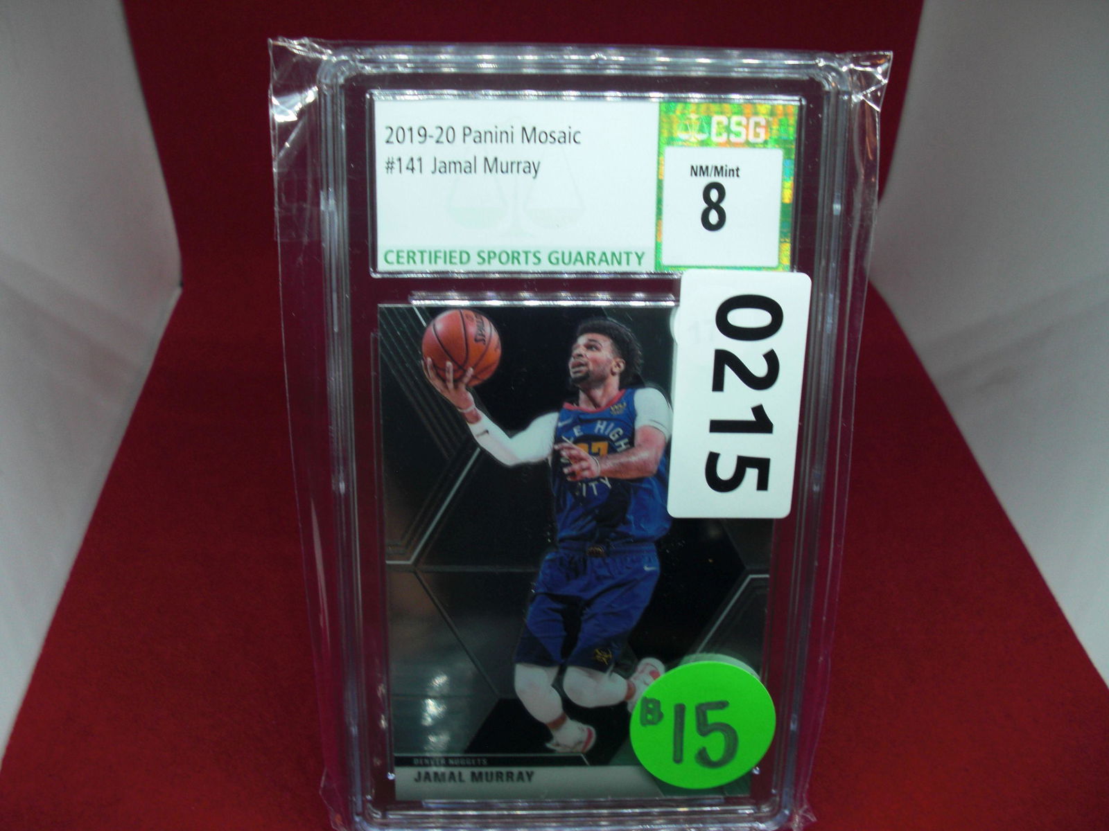 csg graded 2019/20 jamal murray mint 8 (1 of 1)