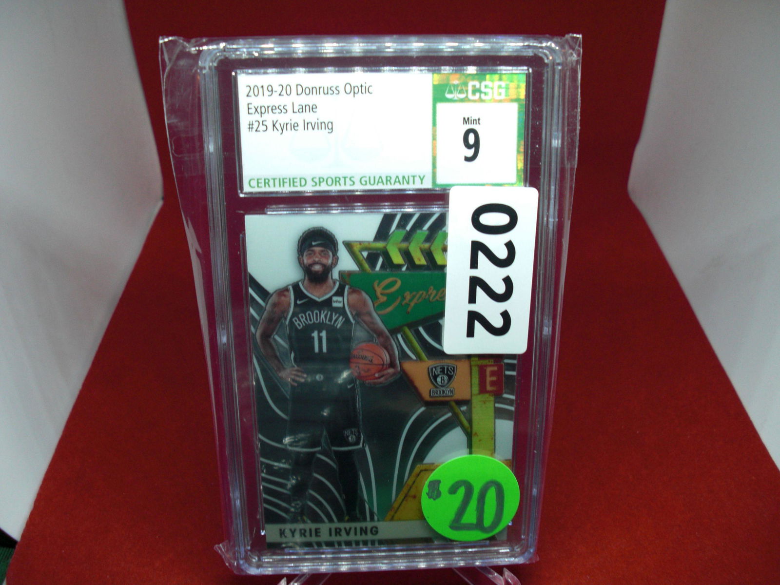 csg graded 2019/20 kyrie irving mint 9 (1 of 1)