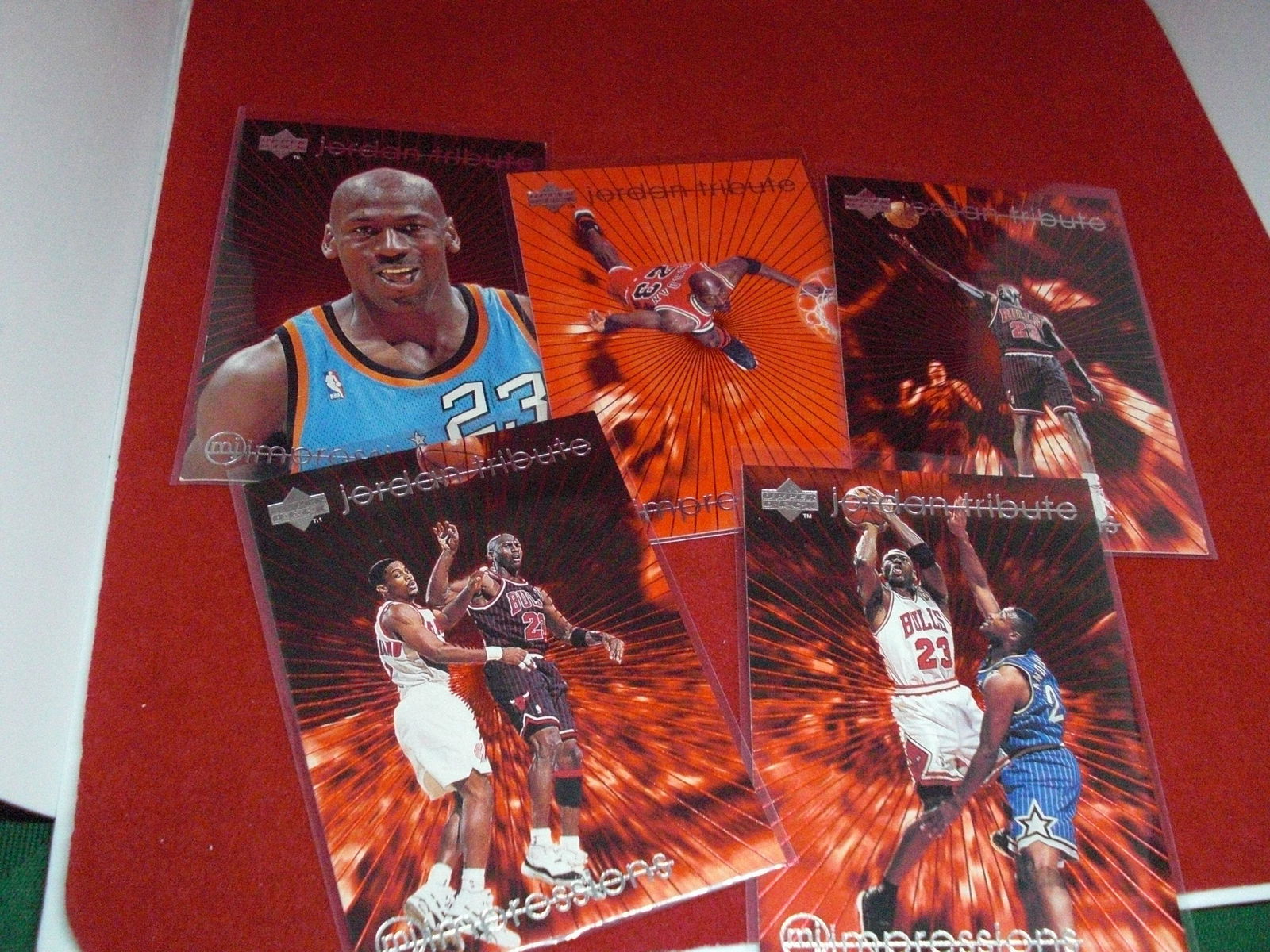 lot of 5 michael jordan cards (1 of 1)