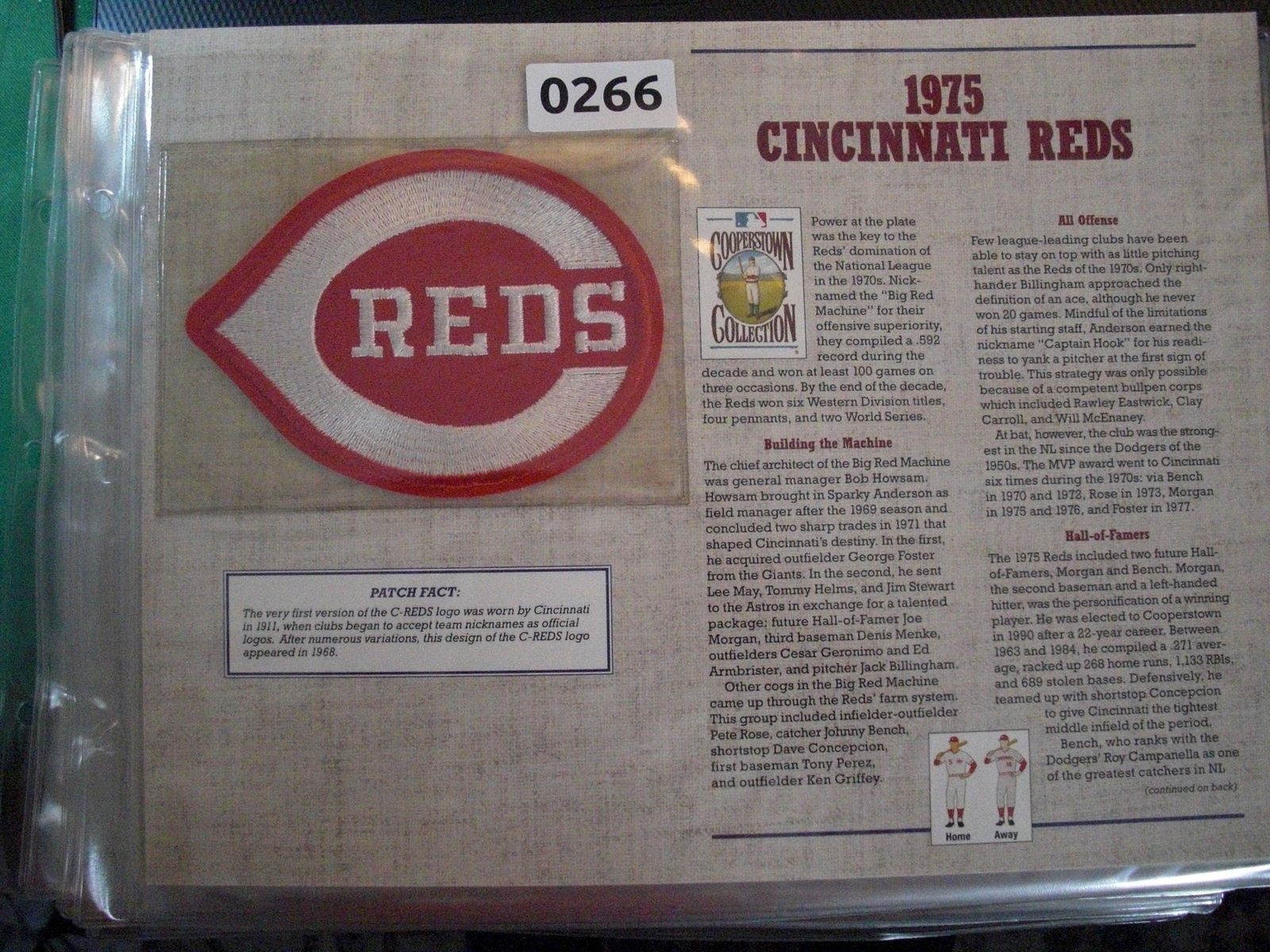 large patch 1975 cincinnati reds (1 of 1)