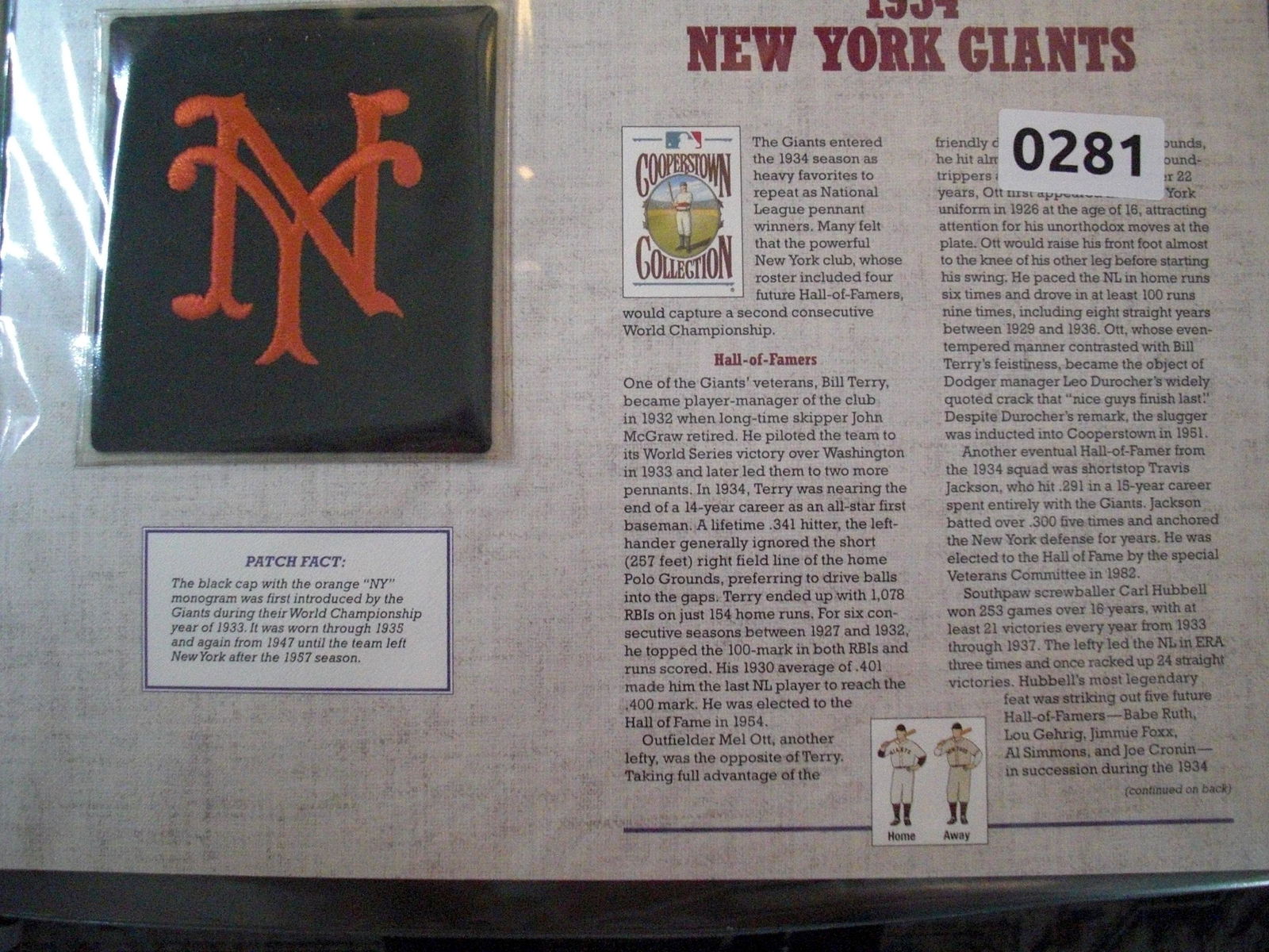 large patch 1934 new york giants (1 of 1)