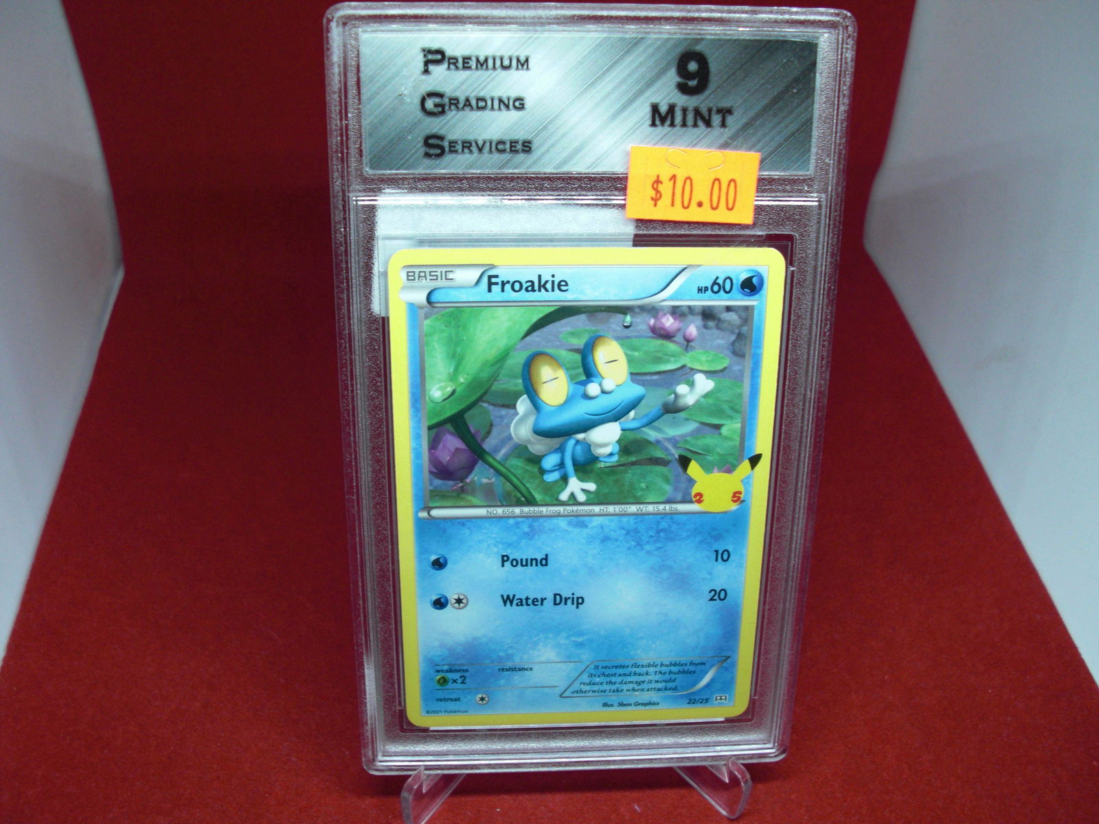 pgs graded froakie pokemon mint 9 (1 of 1)